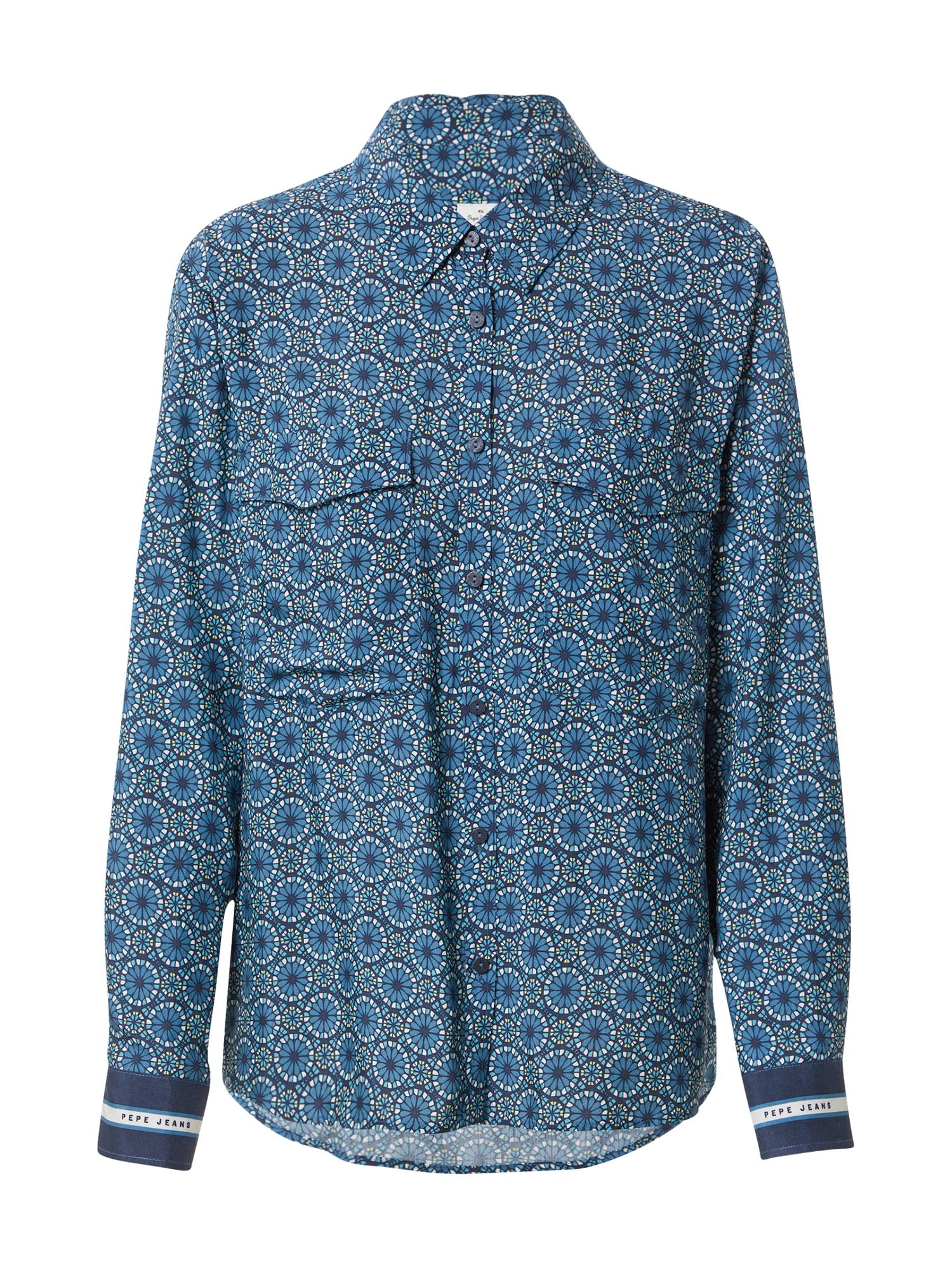 Pepe Jeans Bluza 'LISA'  modra / svetlo modra / svetlo rumena / bela