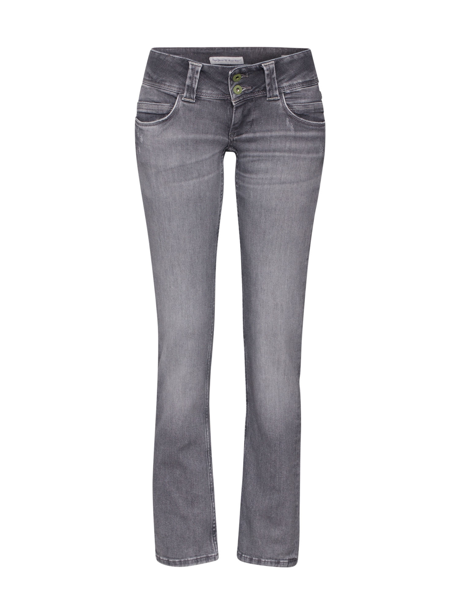 Pepe Jeans Kavbojke 'Venus Straight Leg'  siv denim