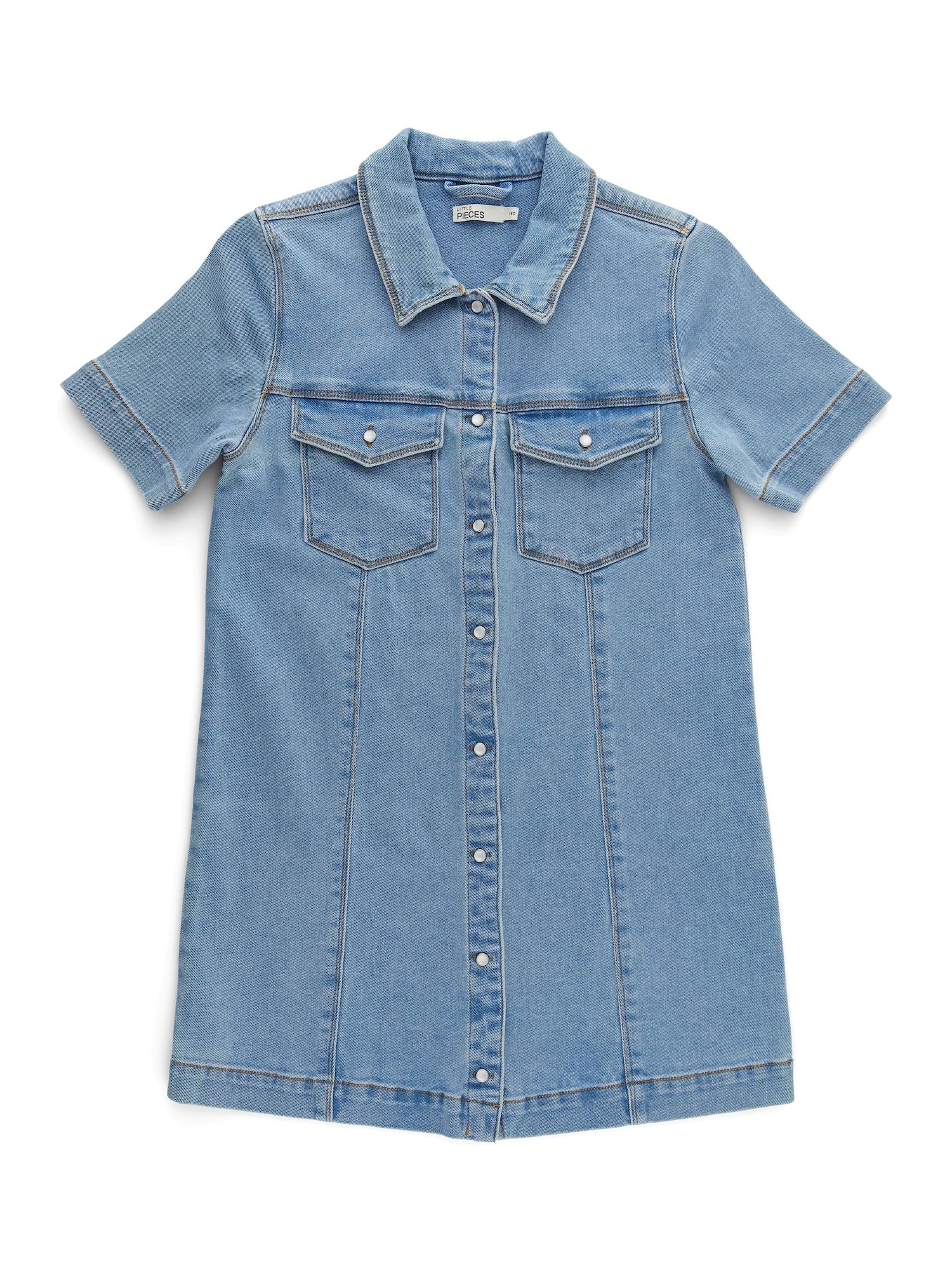 Pieces Kids Obleka 'Emmy'  moder denim