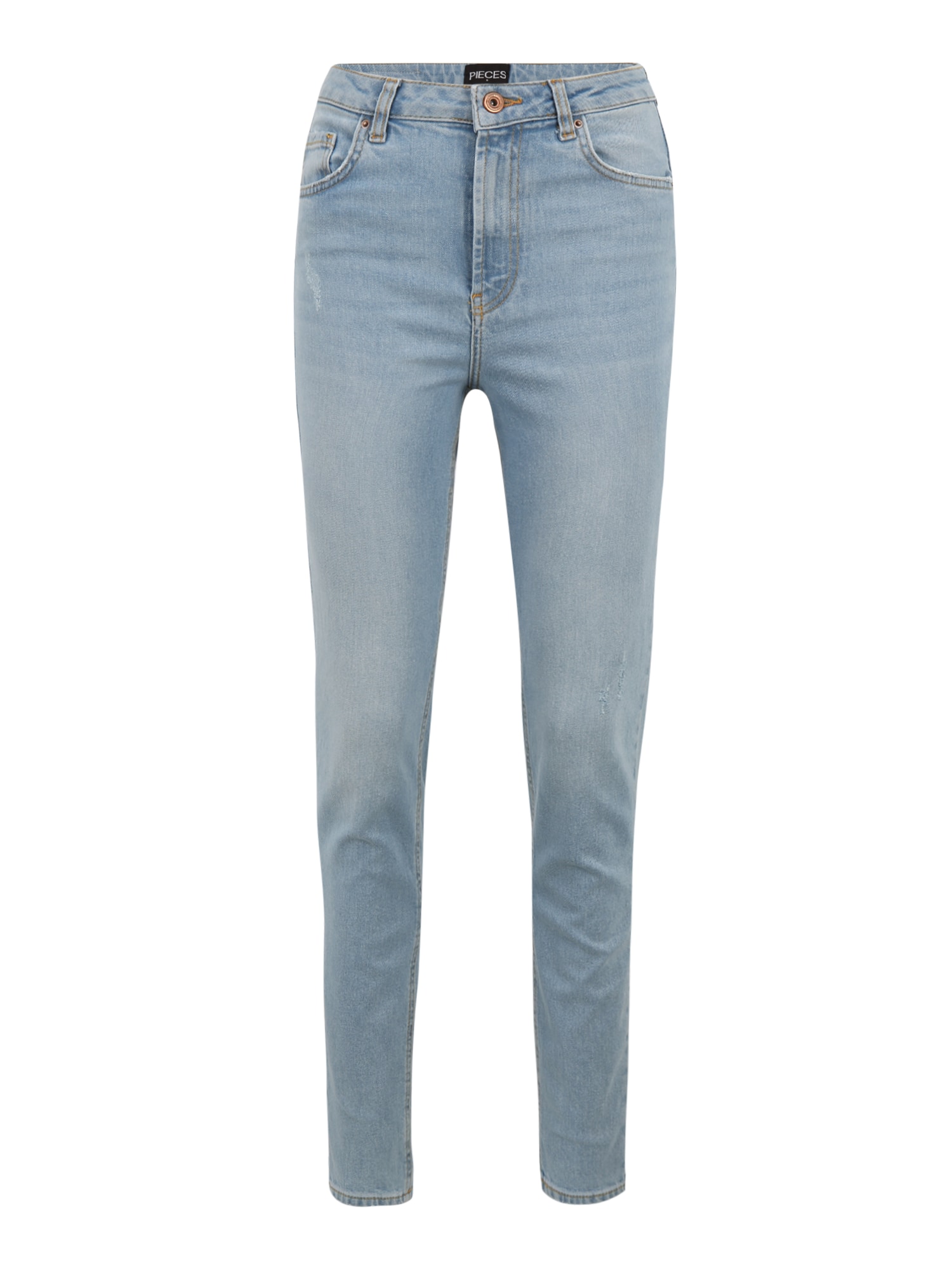 Pieces Tall Kavbojke 'LEAH'  moder denim