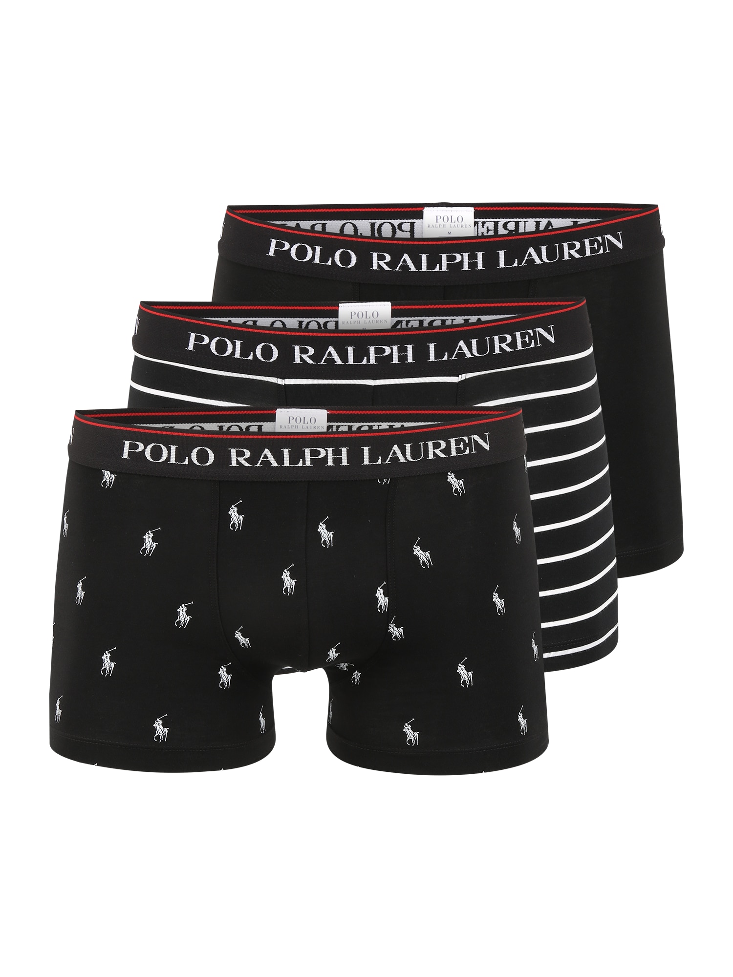 Polo Ralph Lauren Boksarice  rdeča / črna / bela