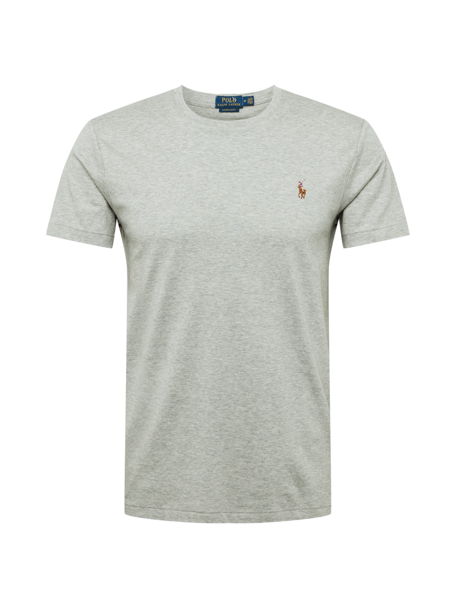 Polo Ralph Lauren Majica  rjava / pegasto siva