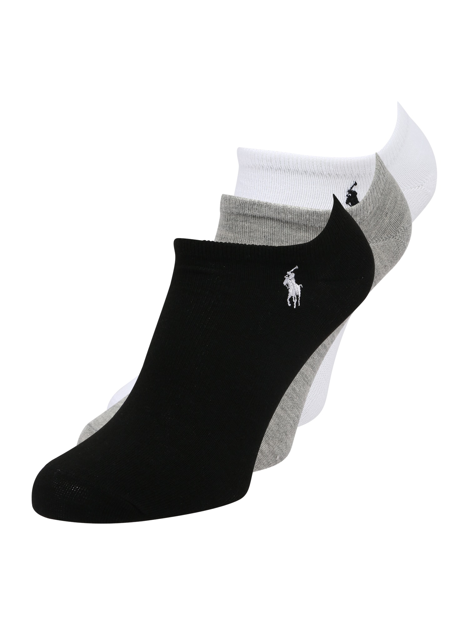 Polo Ralph Lauren Stopalke  pegasto siva / črna / bela