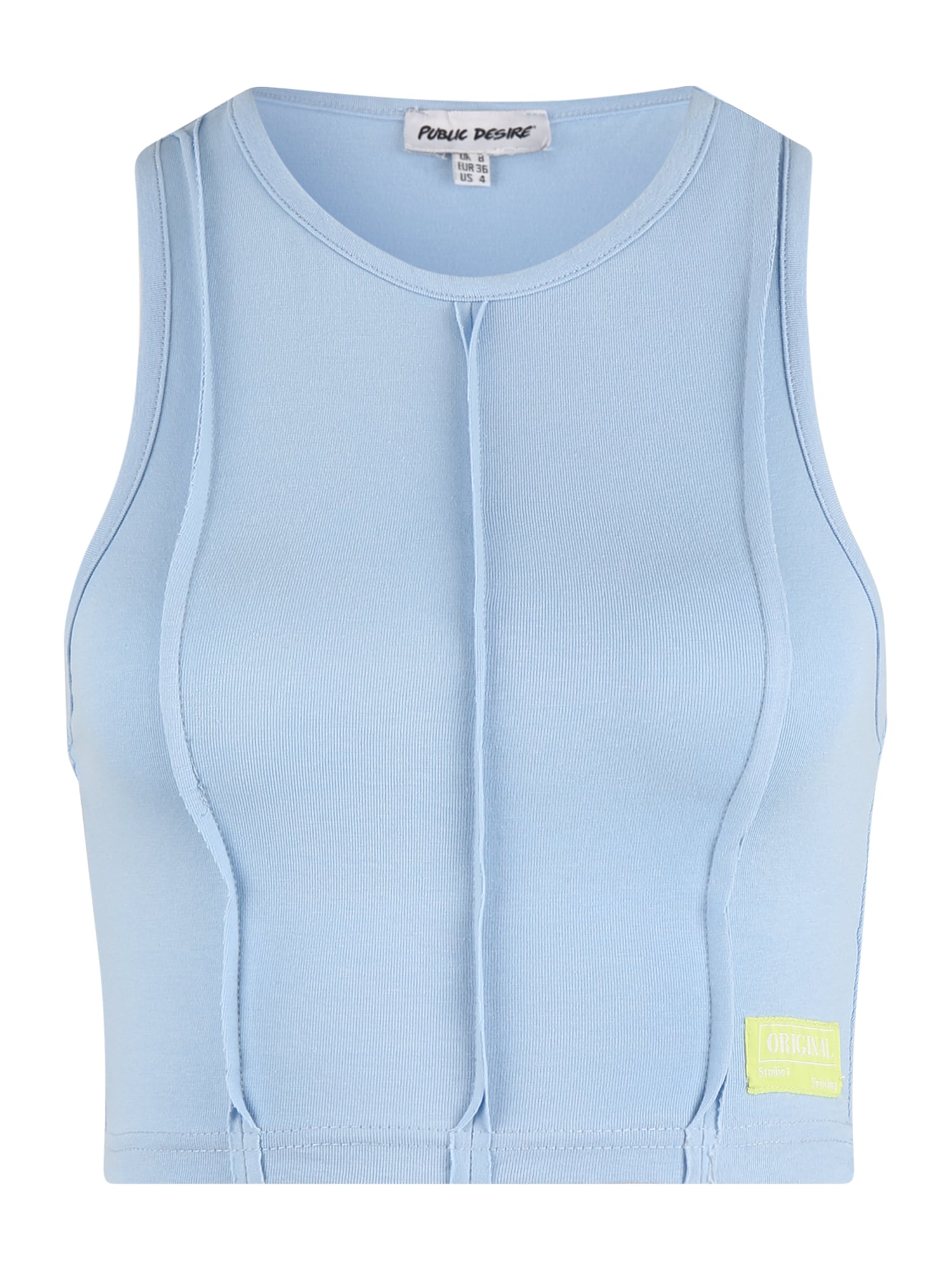 Public Desire Top 'EXPOSED'  svetlo modra
