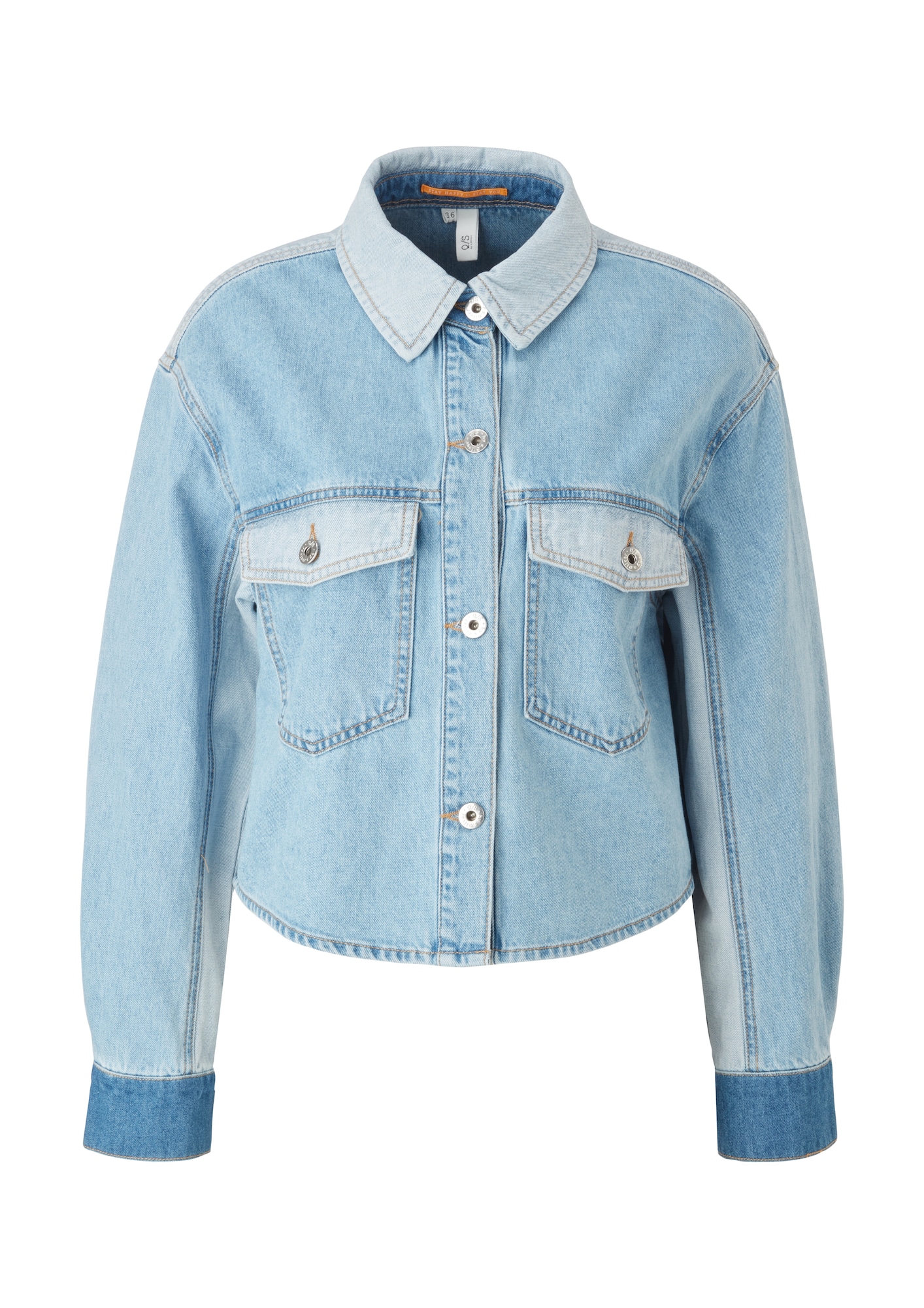 QS by s.Oliver Prehodna jakna  modra / moder denim / svetlo modra