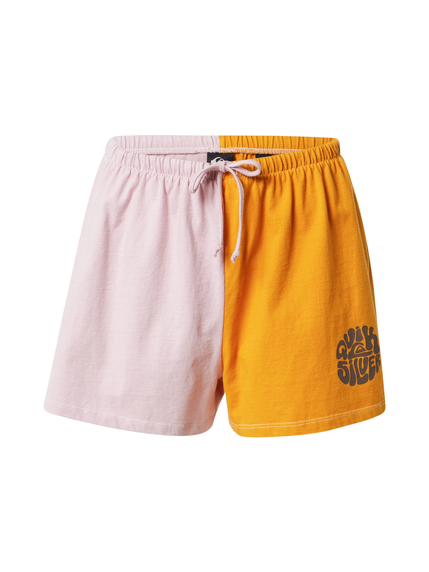 QUIKSILVER Hlače  antracit / oranžna / svetlo roza