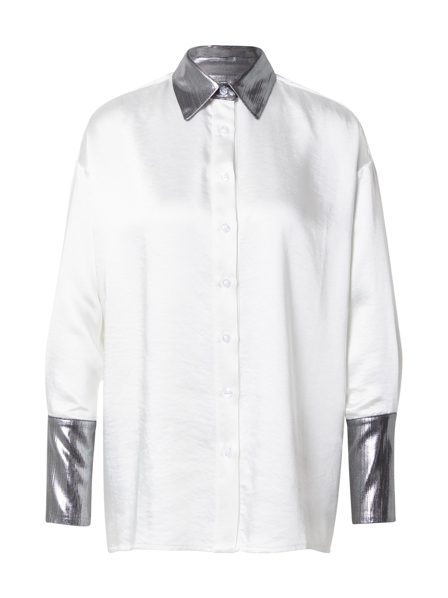 RECC Bluza 'BERNIANA'  ecru / srebrna