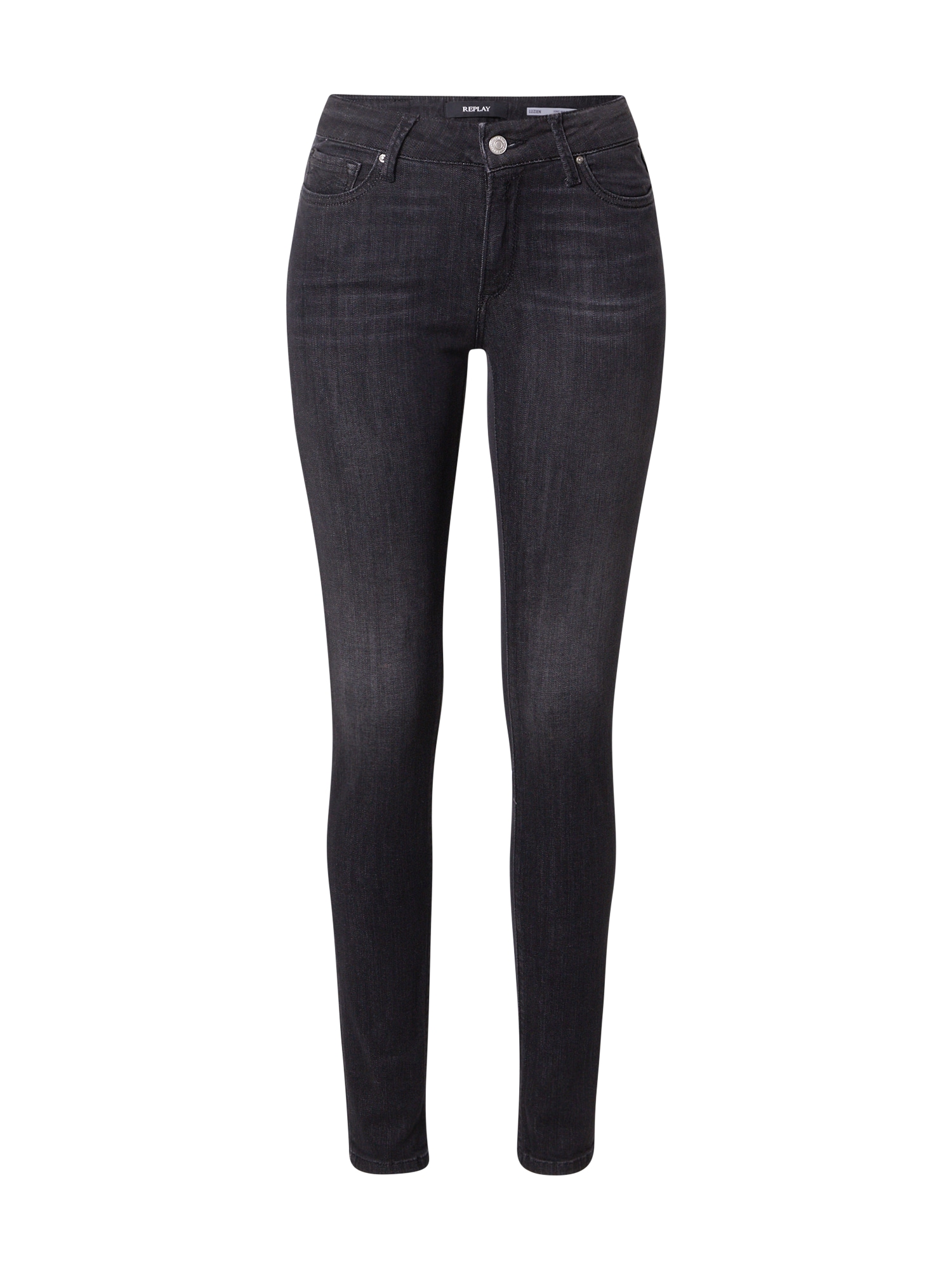 REPLAY Kavbojke  črn denim