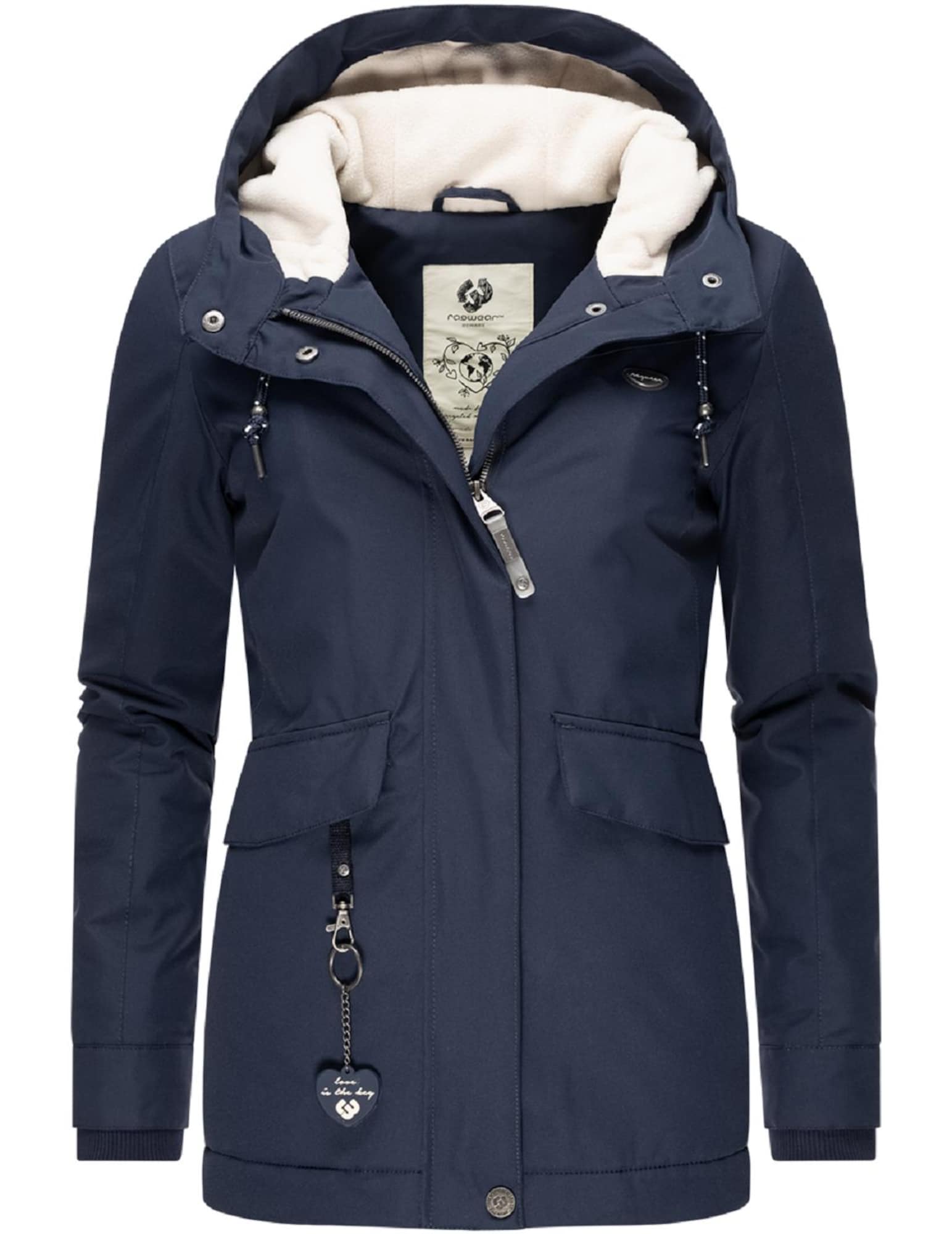 Ragwear Funkcionalna jakna 'Jazmin'  marine / bela