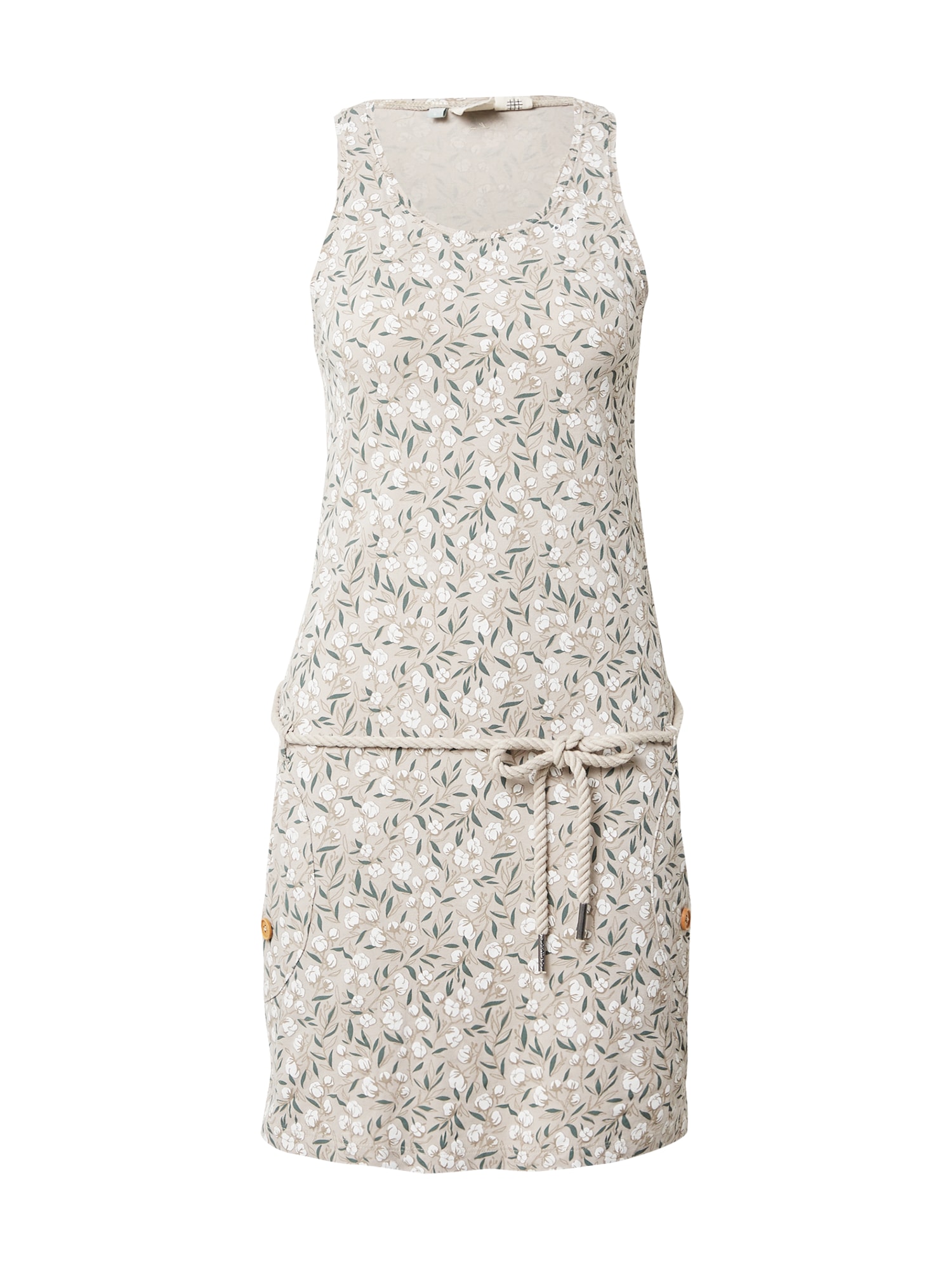 Ragwear Obleka 'Kesy'  nude / svetlo bež / temno zelena / bela