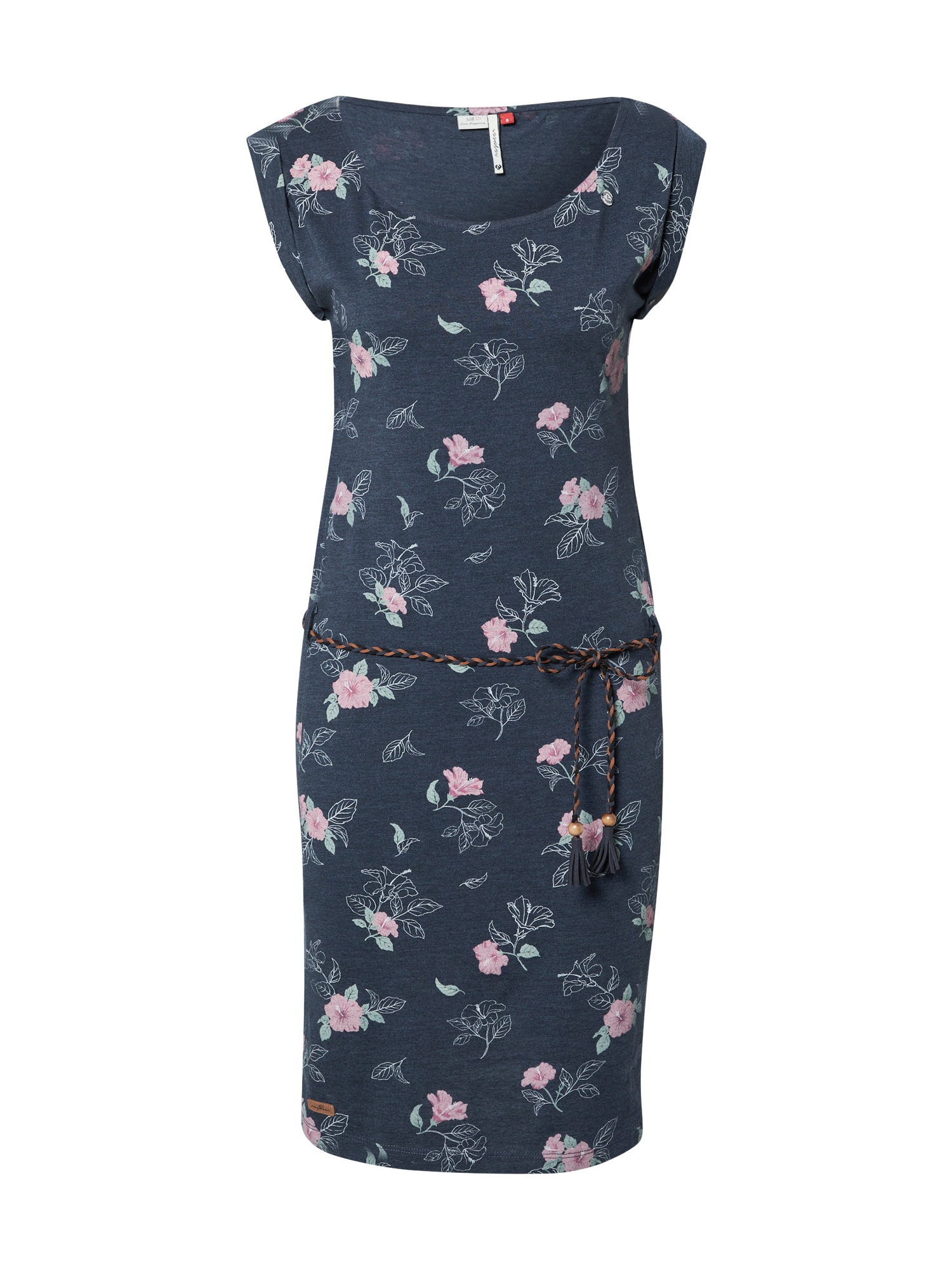 Ragwear Obleka 'TAMY'  mornarska / meta / svetlo roza / bela