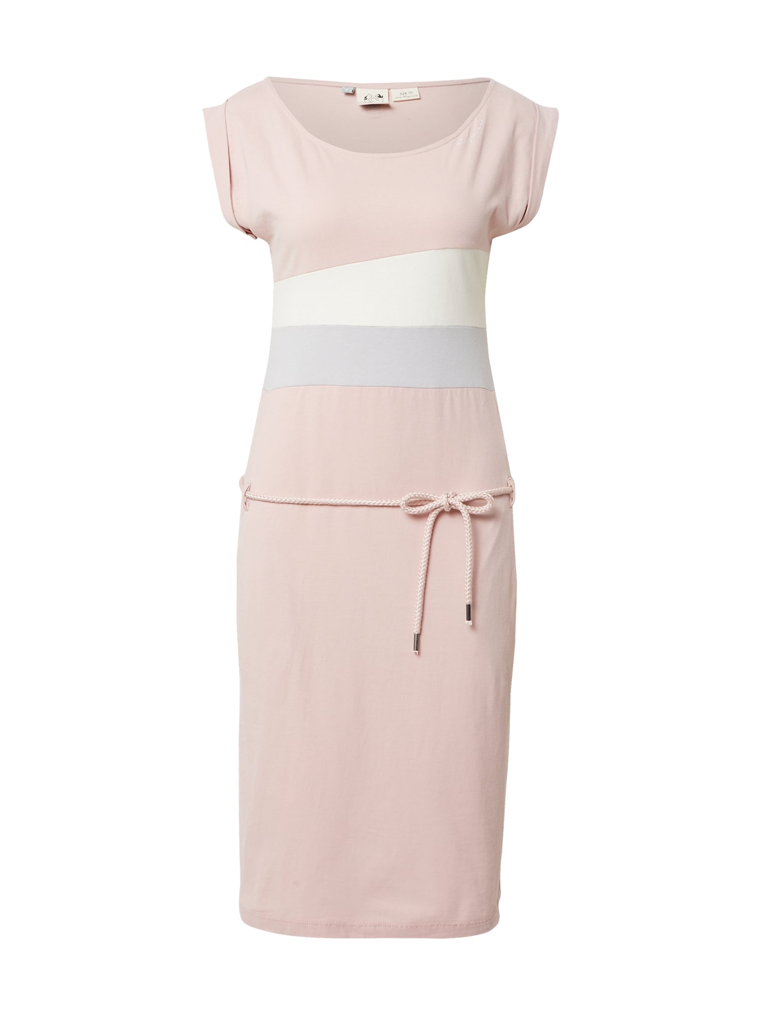 Ragwear Obleka 'TARAYA'  svetlo siva / rosé / bela