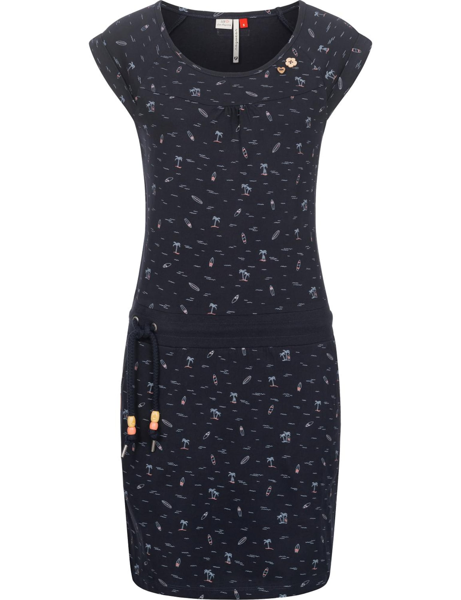 Ragwear Poletna obleka 'Penelope'  nočno modra / bela