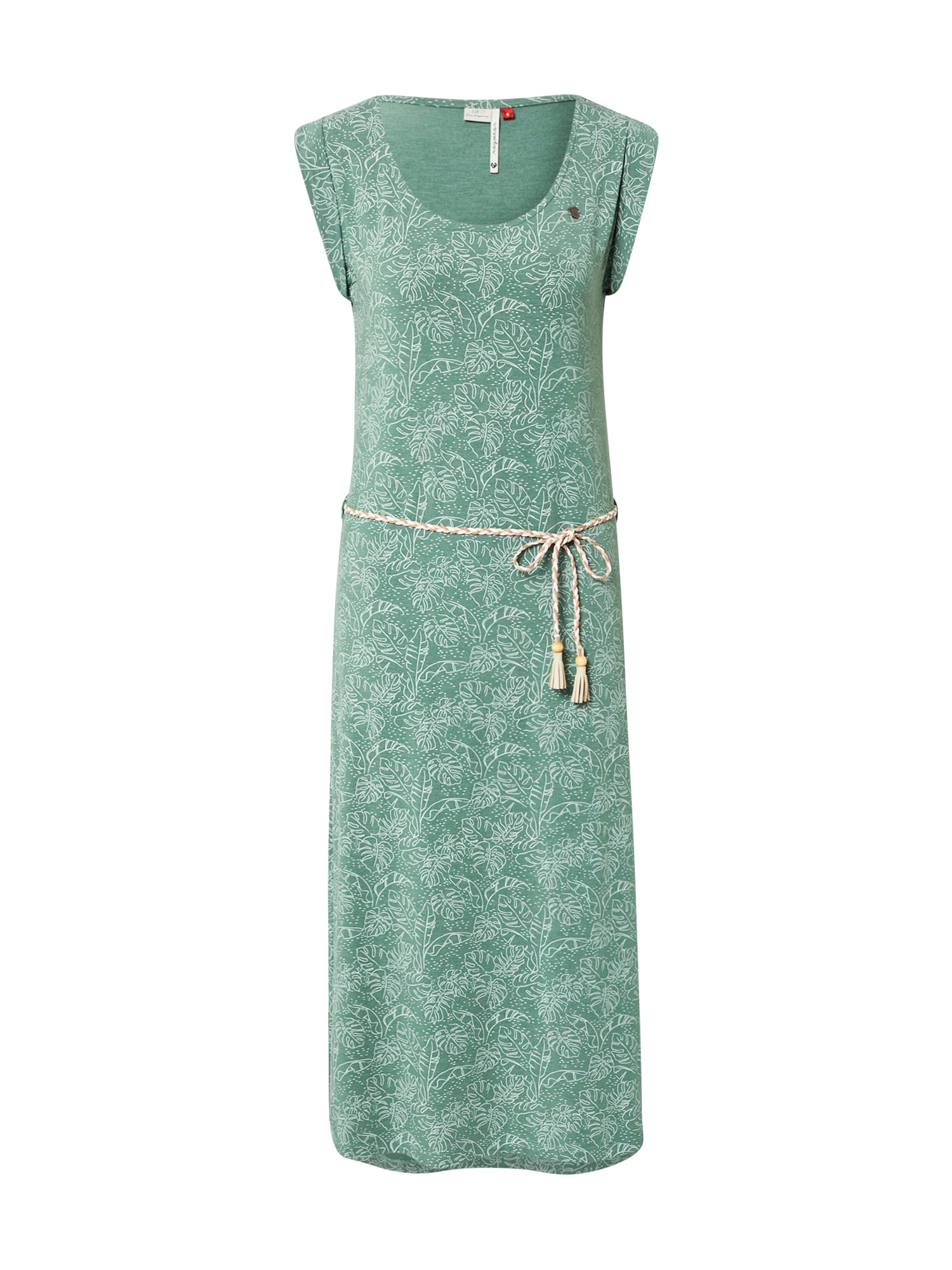 Ragwear Poletna obleka 'TAG'  zelena / bela