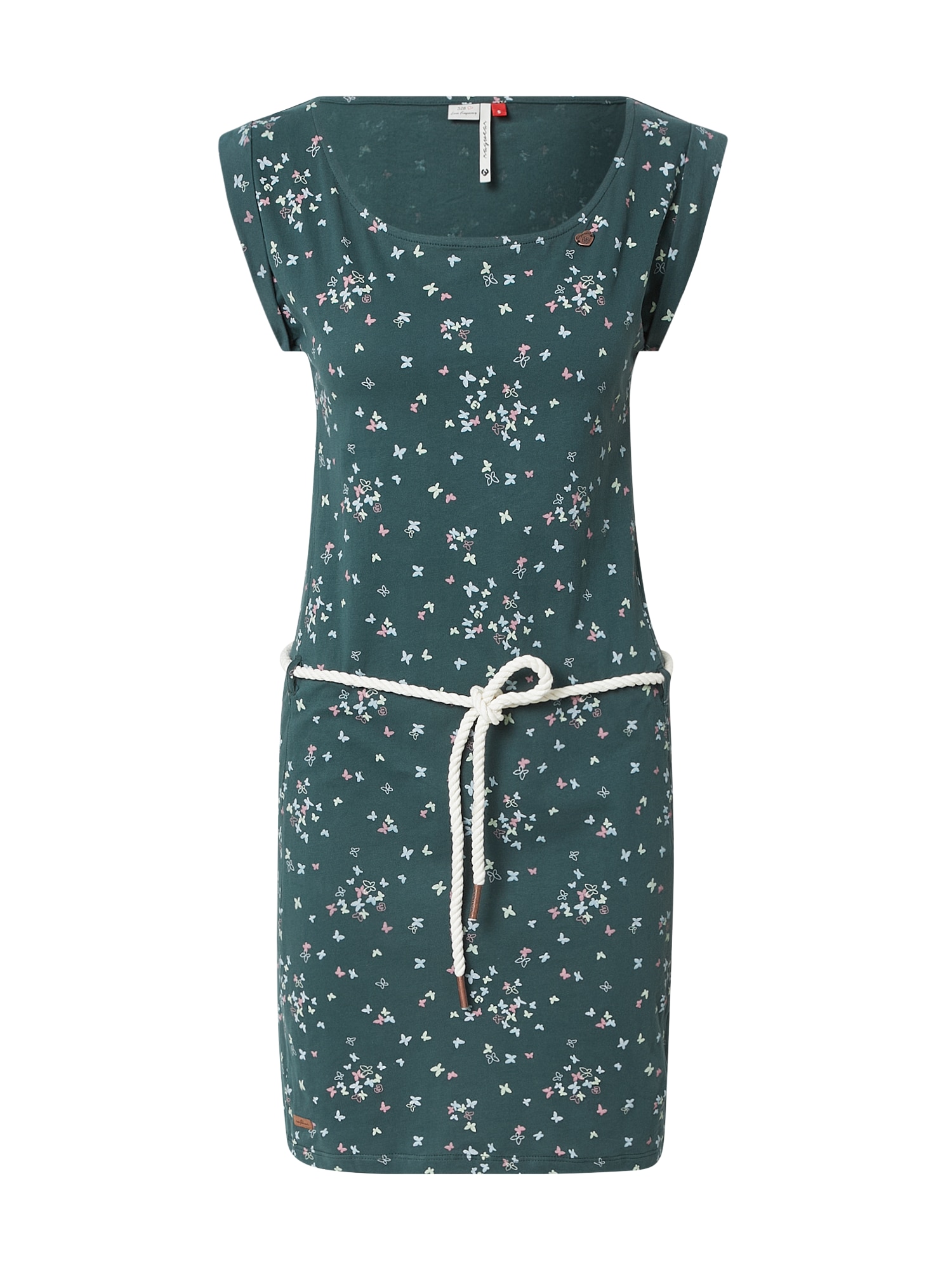 Ragwear Poletna obleka 'TAMY'  pastelno modra / temno zelena / roza