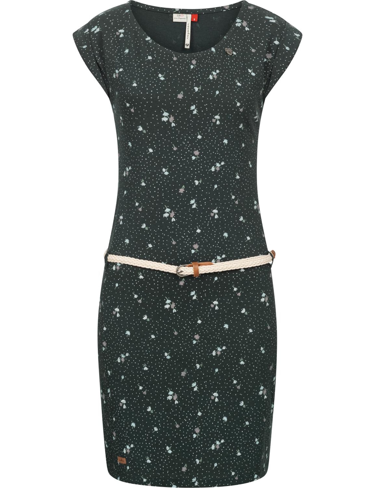 Ragwear Poletna obleka 'Tamy'  temno zelena / svetlo lila / bela