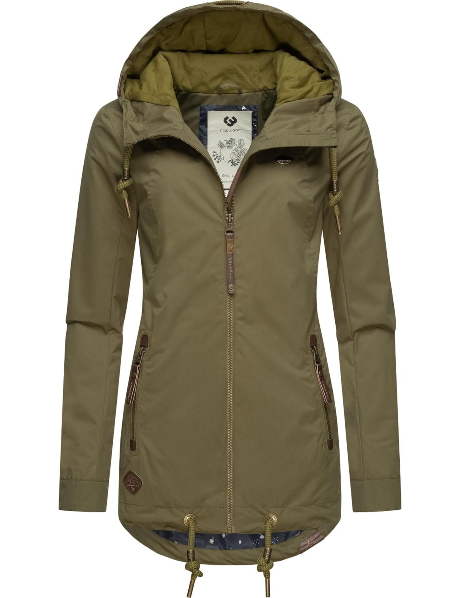 Ragwear Prehodna jakna 'Zuzka'  oliva