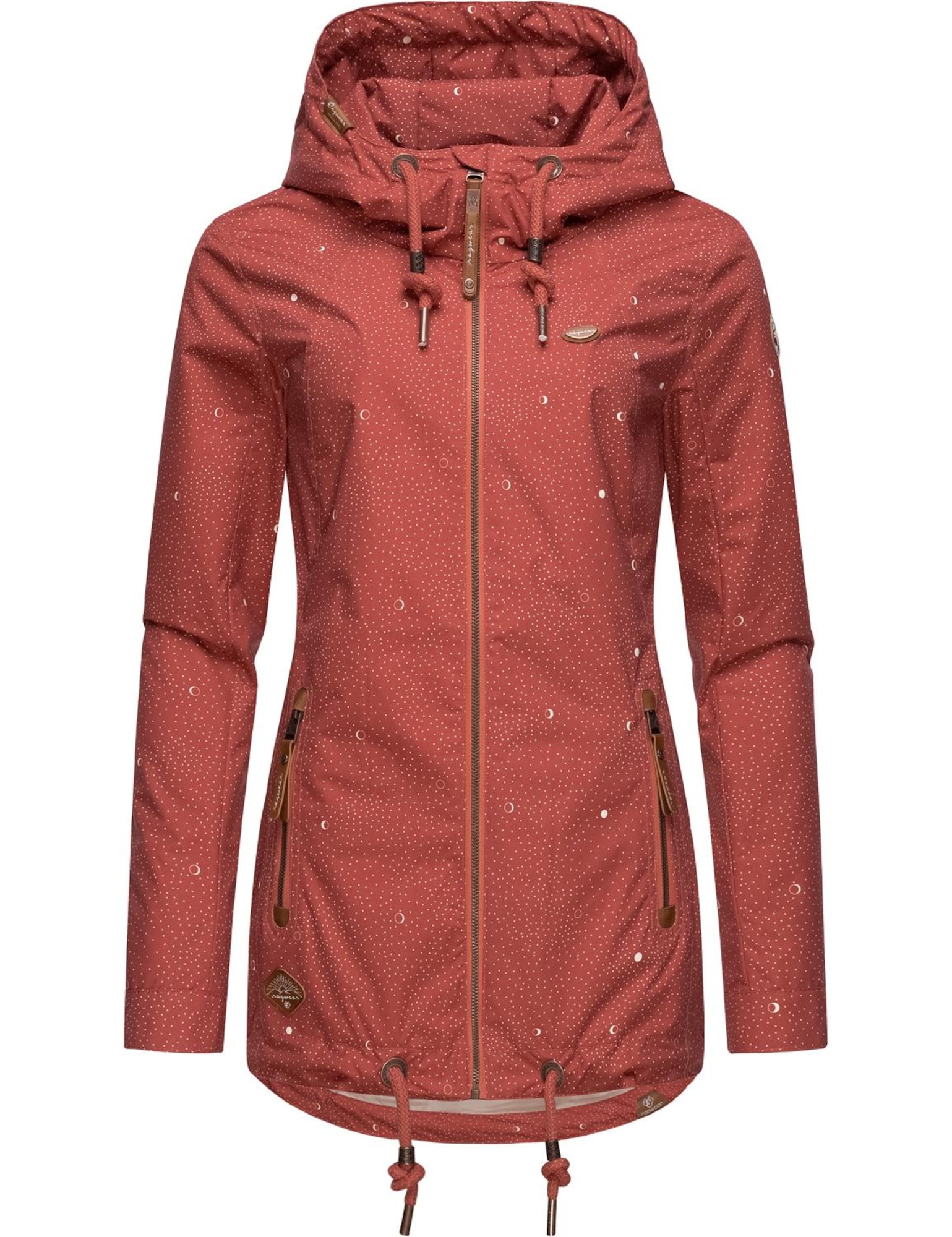 Ragwear Prehodna jakna 'Zuzka'  pitaja / bela