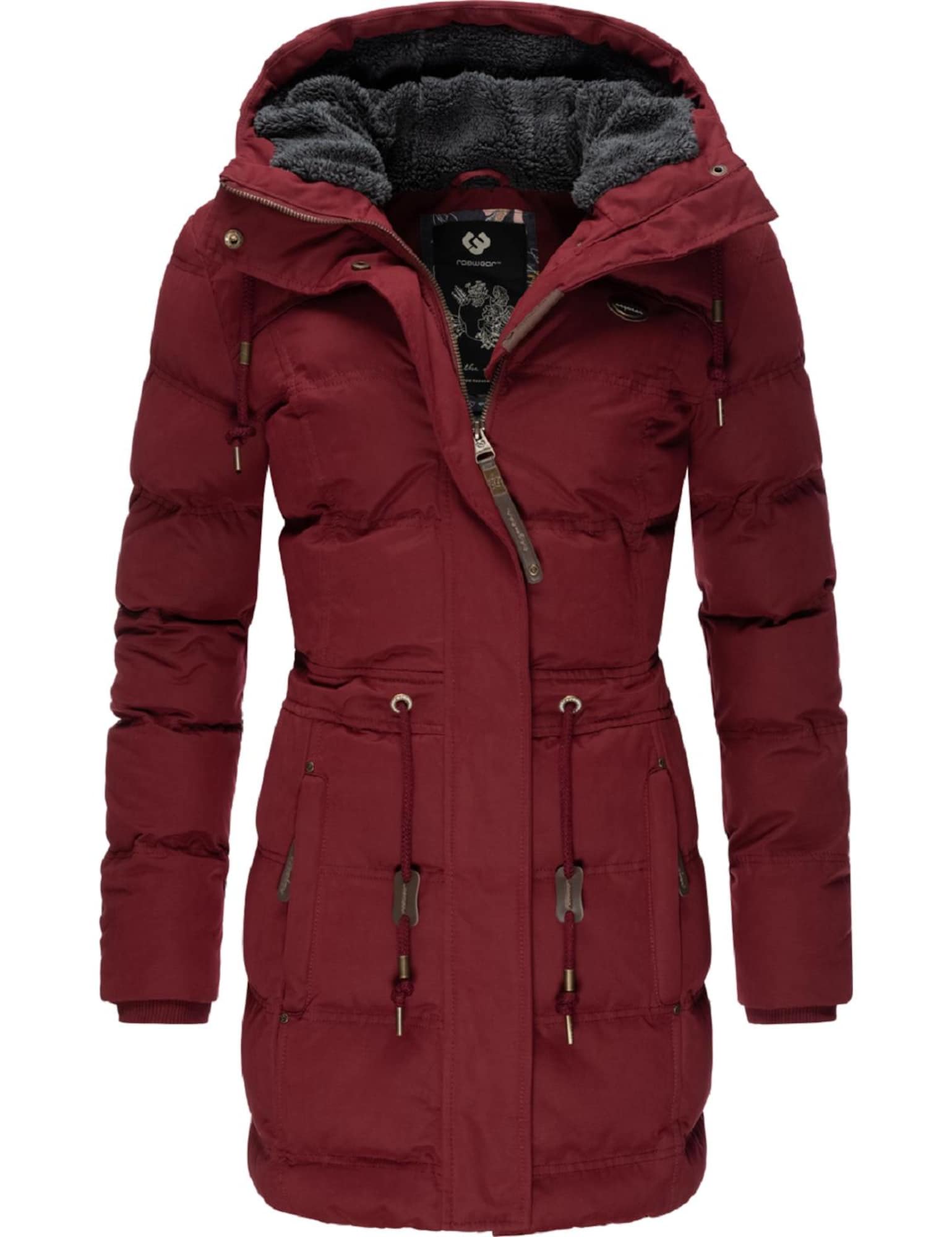 Ragwear Zimska jakna 'Ashani Puffy'  vinsko rdeča
