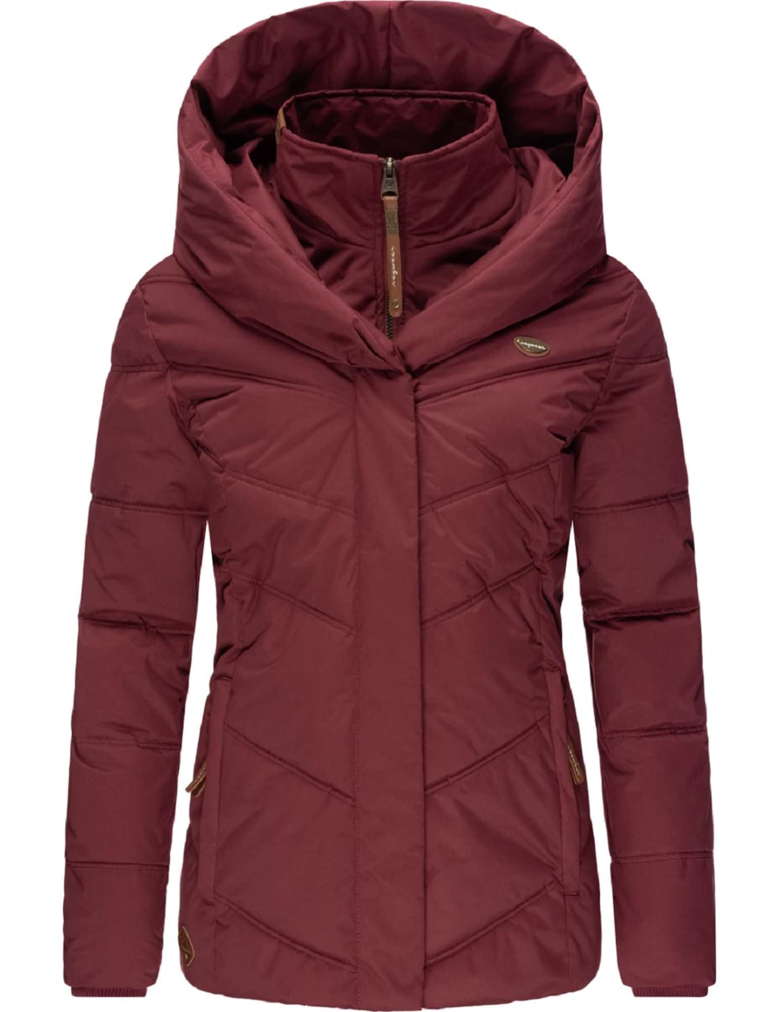 Ragwear Zimska jakna 'Natesa'  češnjevo rdeča