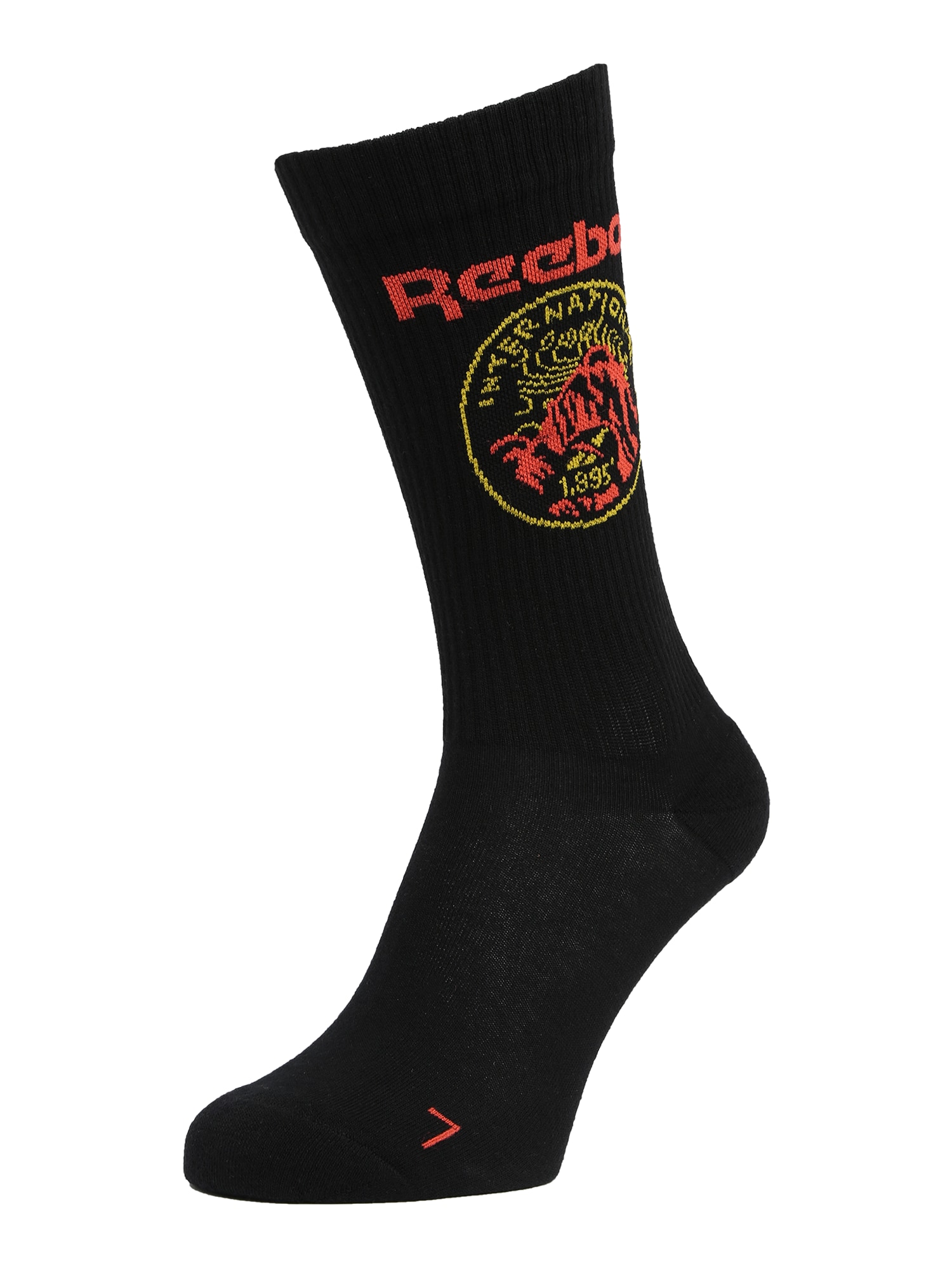 Reebok Classics Nogavice  rumena / rdeča / črna