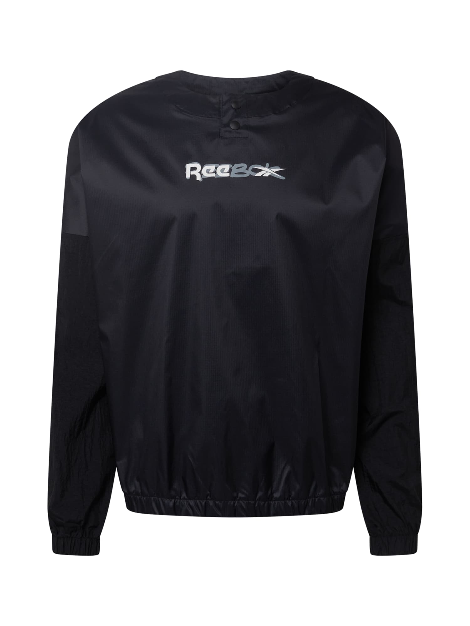 Reebok Sport Jakna za trening  črna / bela