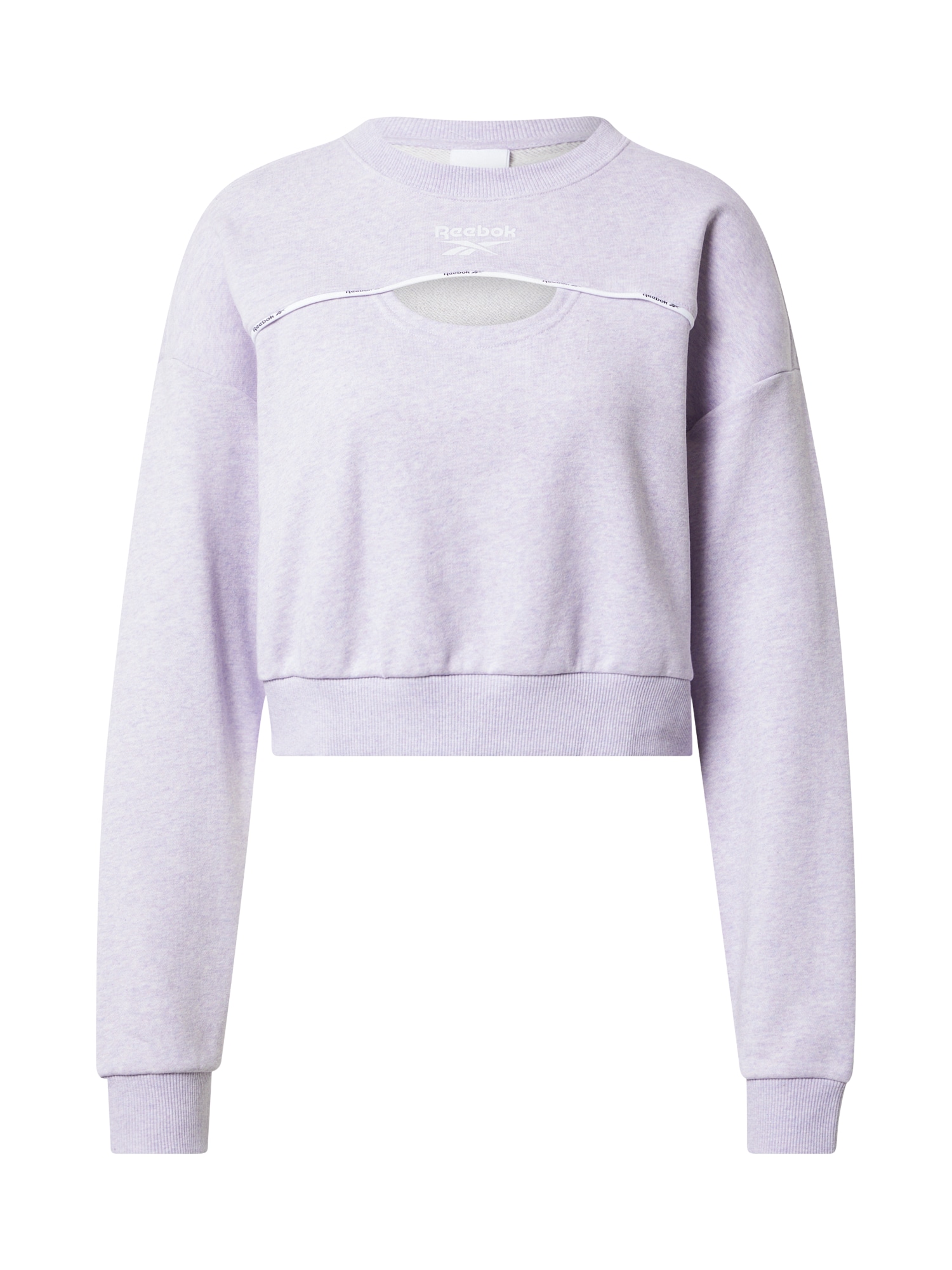 Reebok Sport Športna majica  pastelno lila / črna / bela