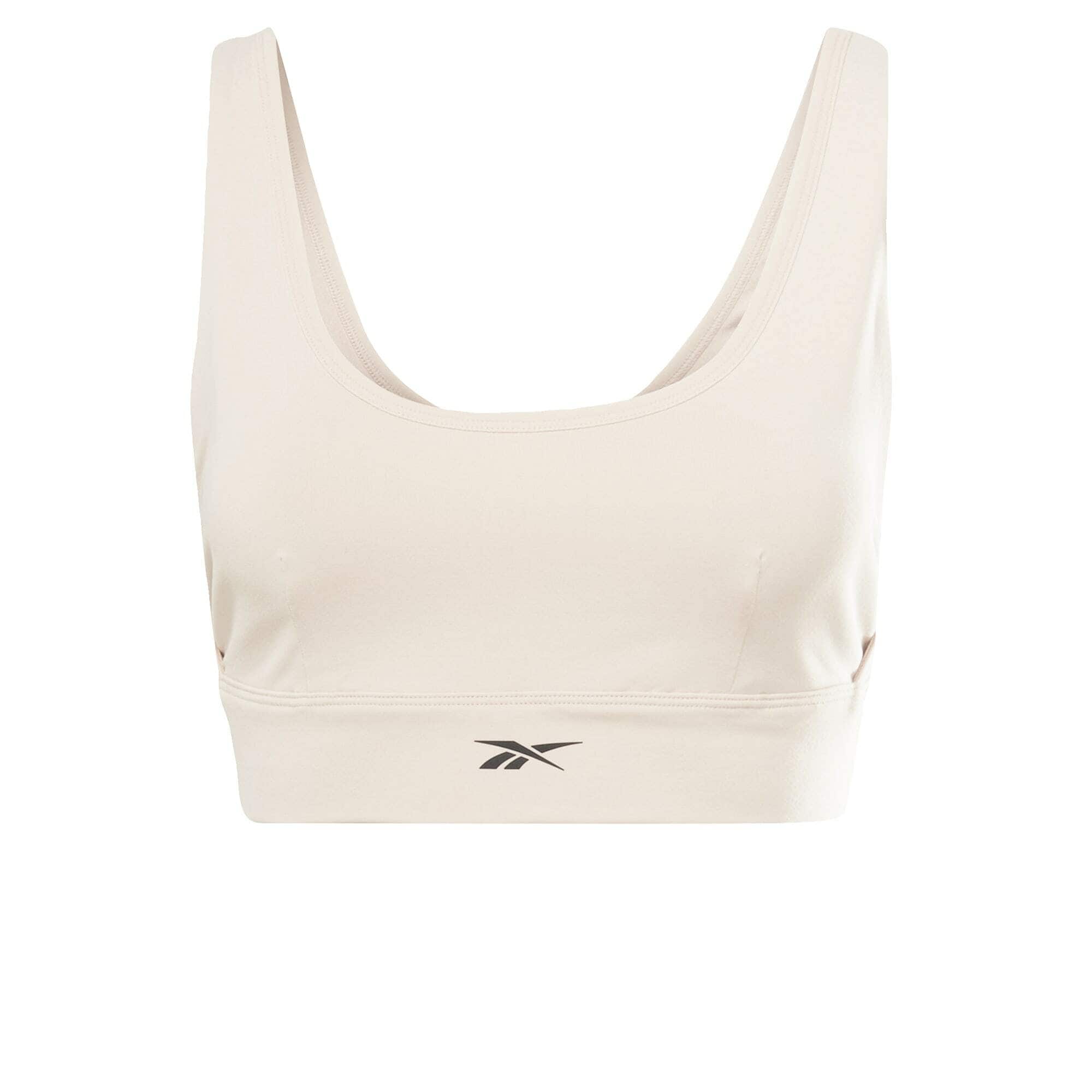 Reebok Sport Športni nederček  kremna / črna