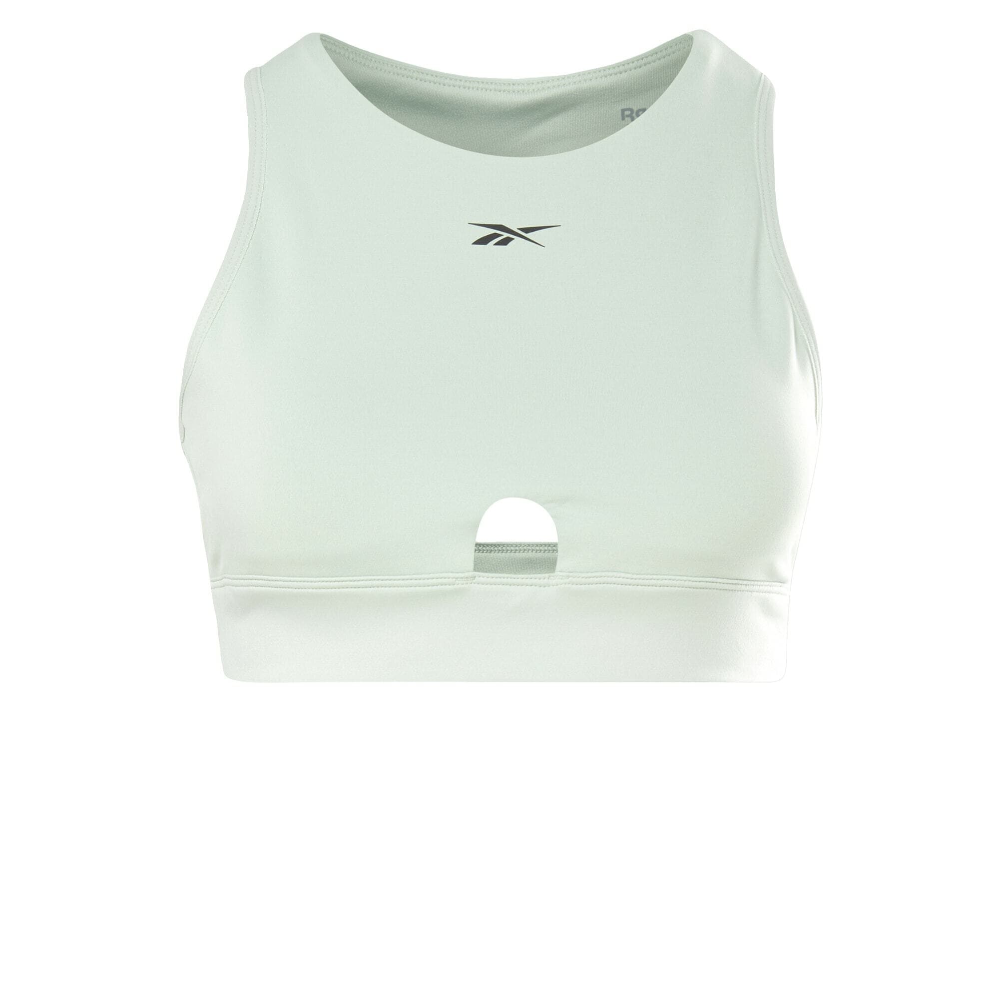 Reebok Sport Športni nederček  zelena / črna