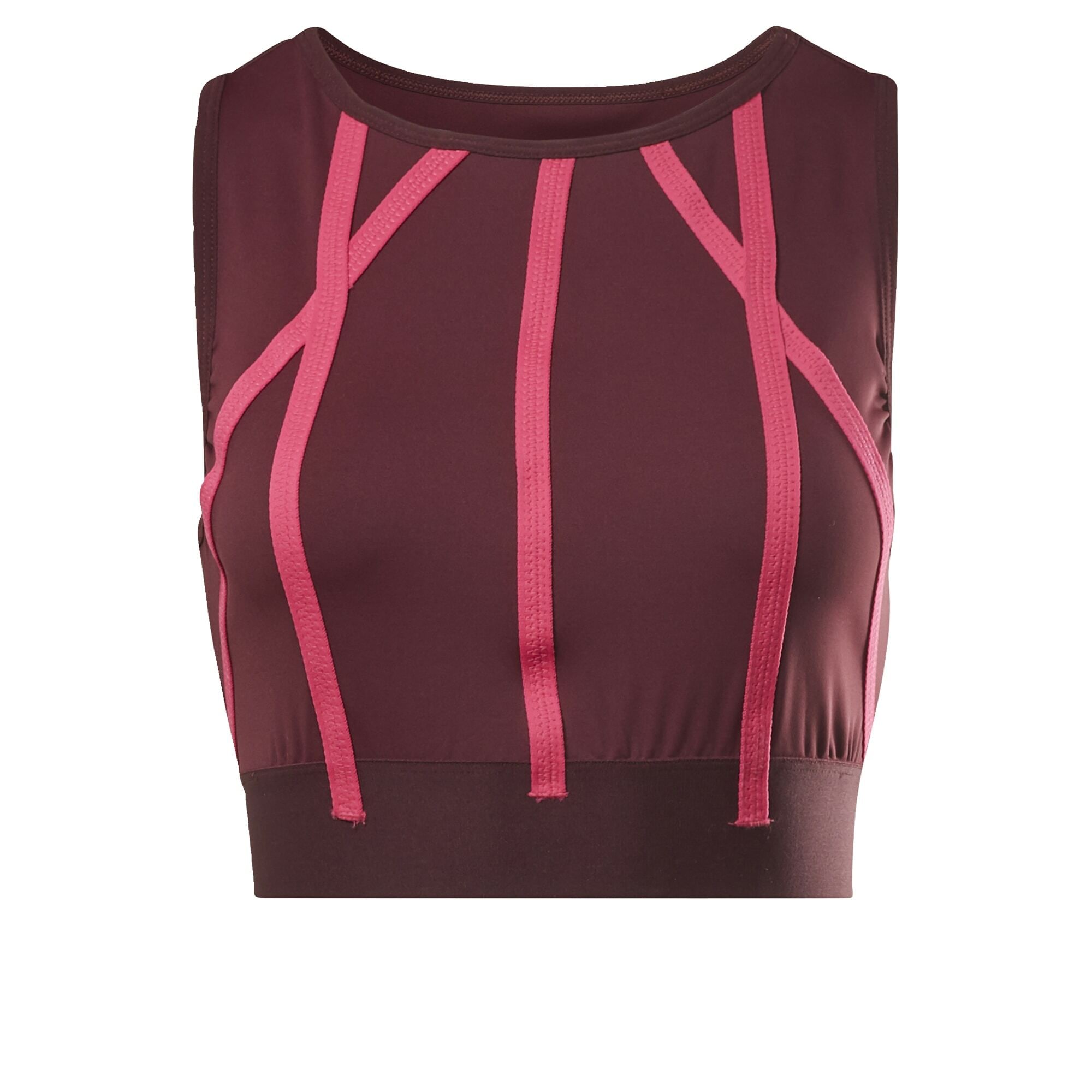 Reebok Sport Športni top  roza / vinsko rdeča