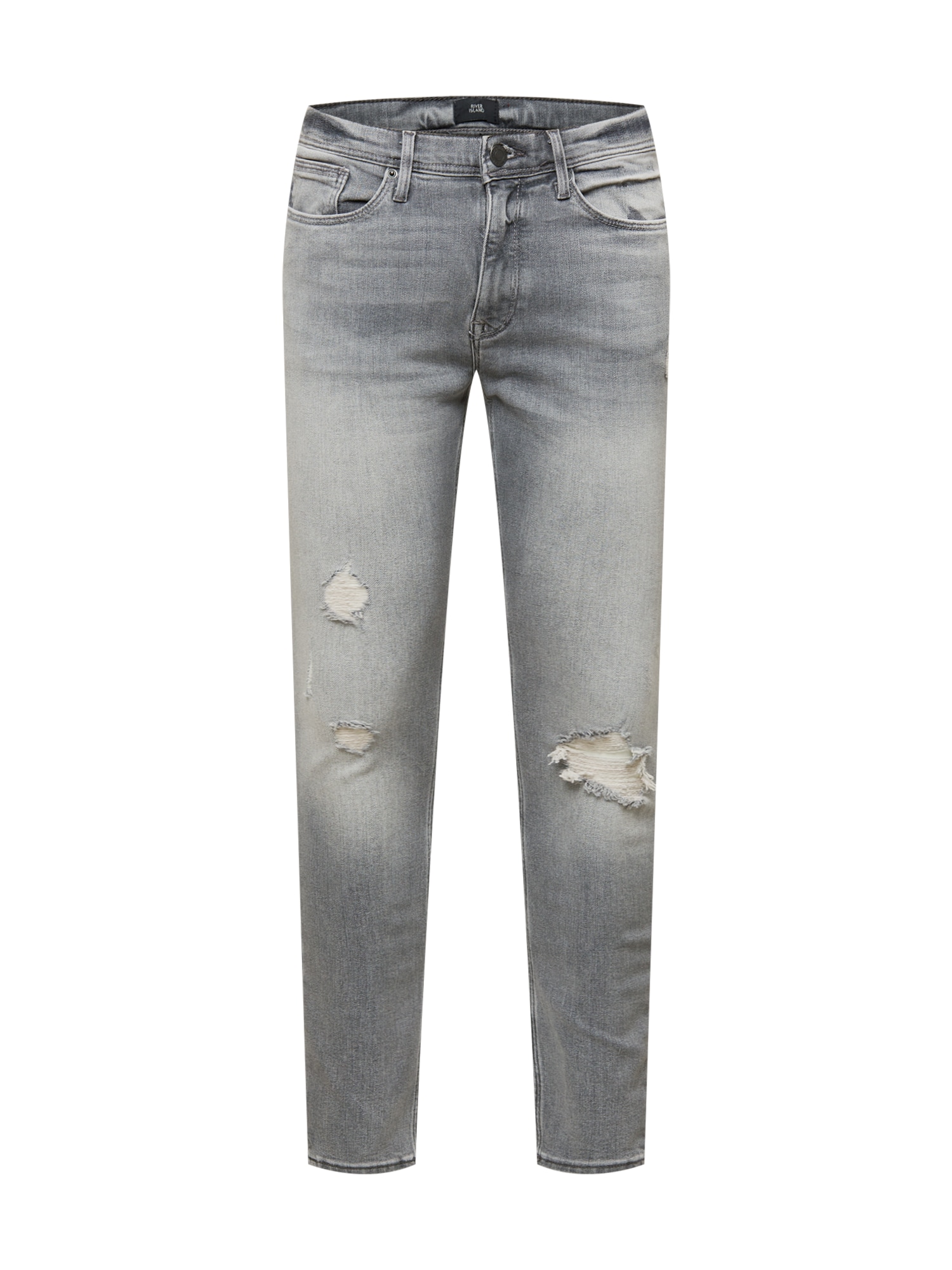 River Island Kavbojke  siv denim