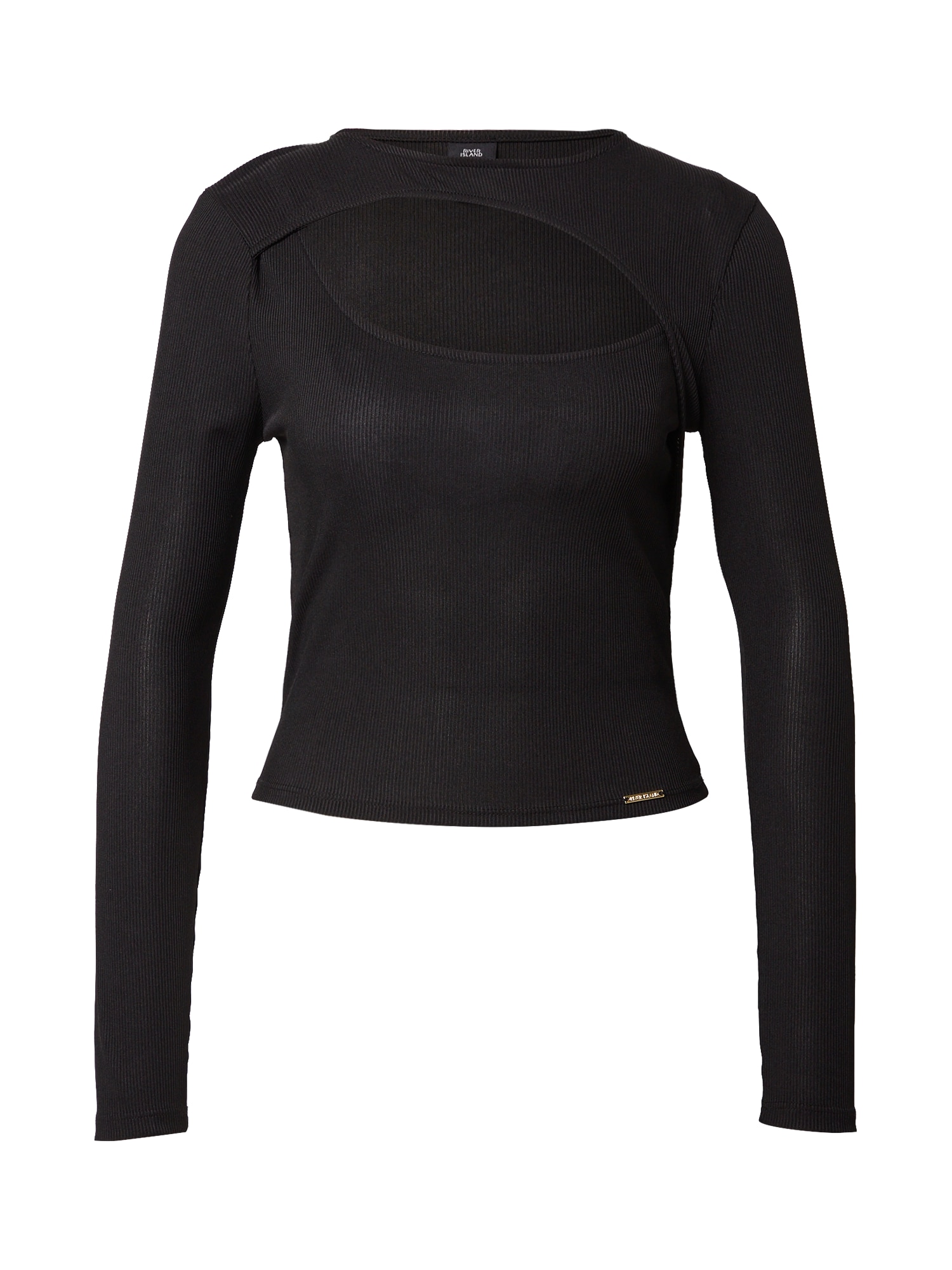 River Island Majica  črna