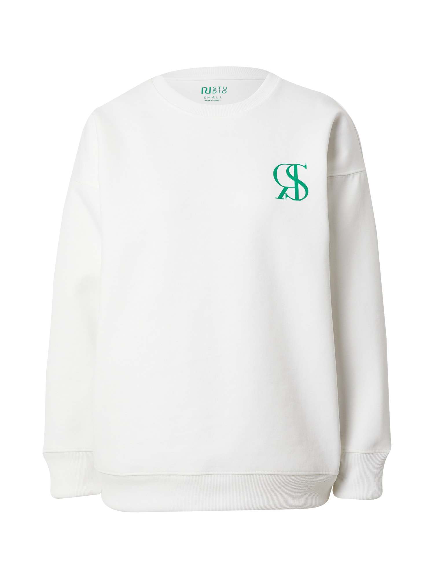 River Island Majica  zelena / bela