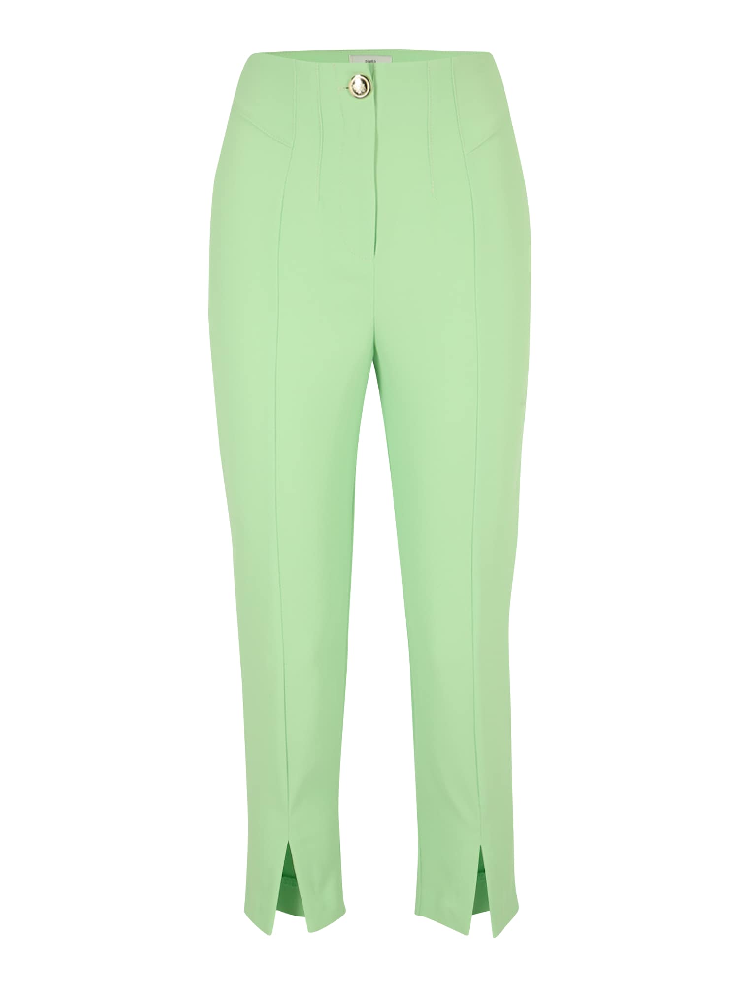 River Island Petite Hlače  kremna / svetlo zelena
