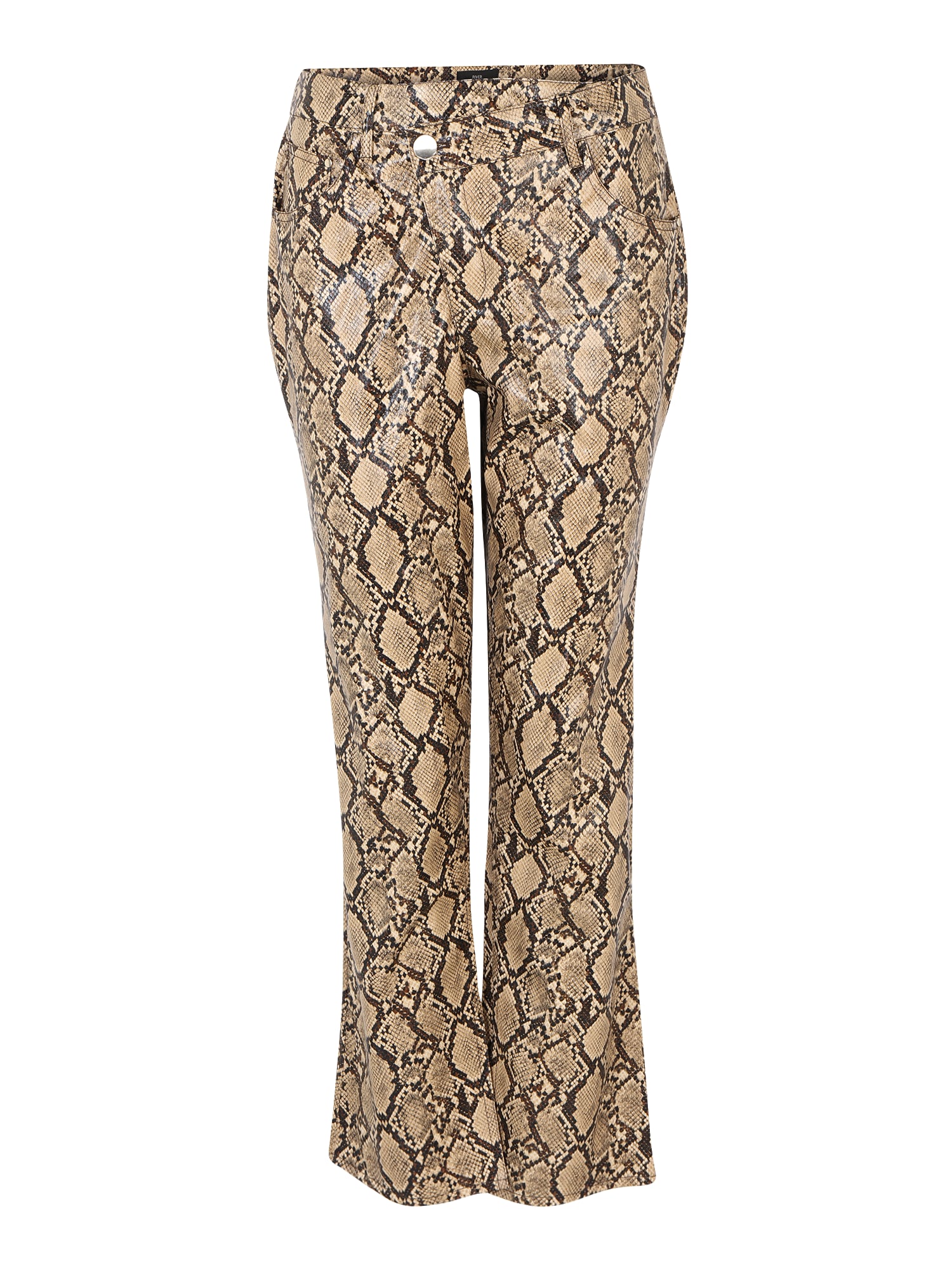 River Island Petite Hlače  rjava / svetlo rjava / črna