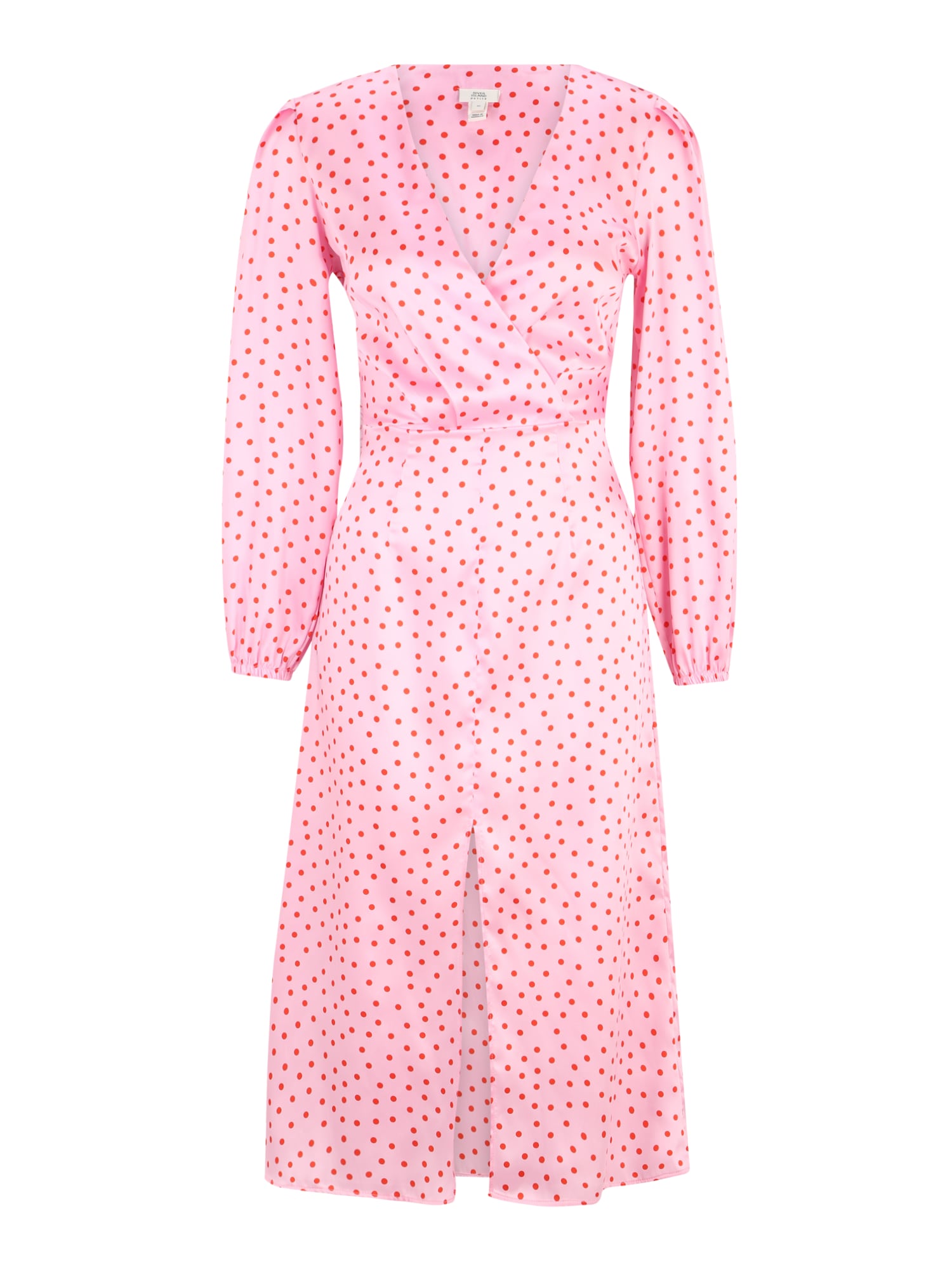River Island Petite Obleka  svetlo roza / rjasto rdeča