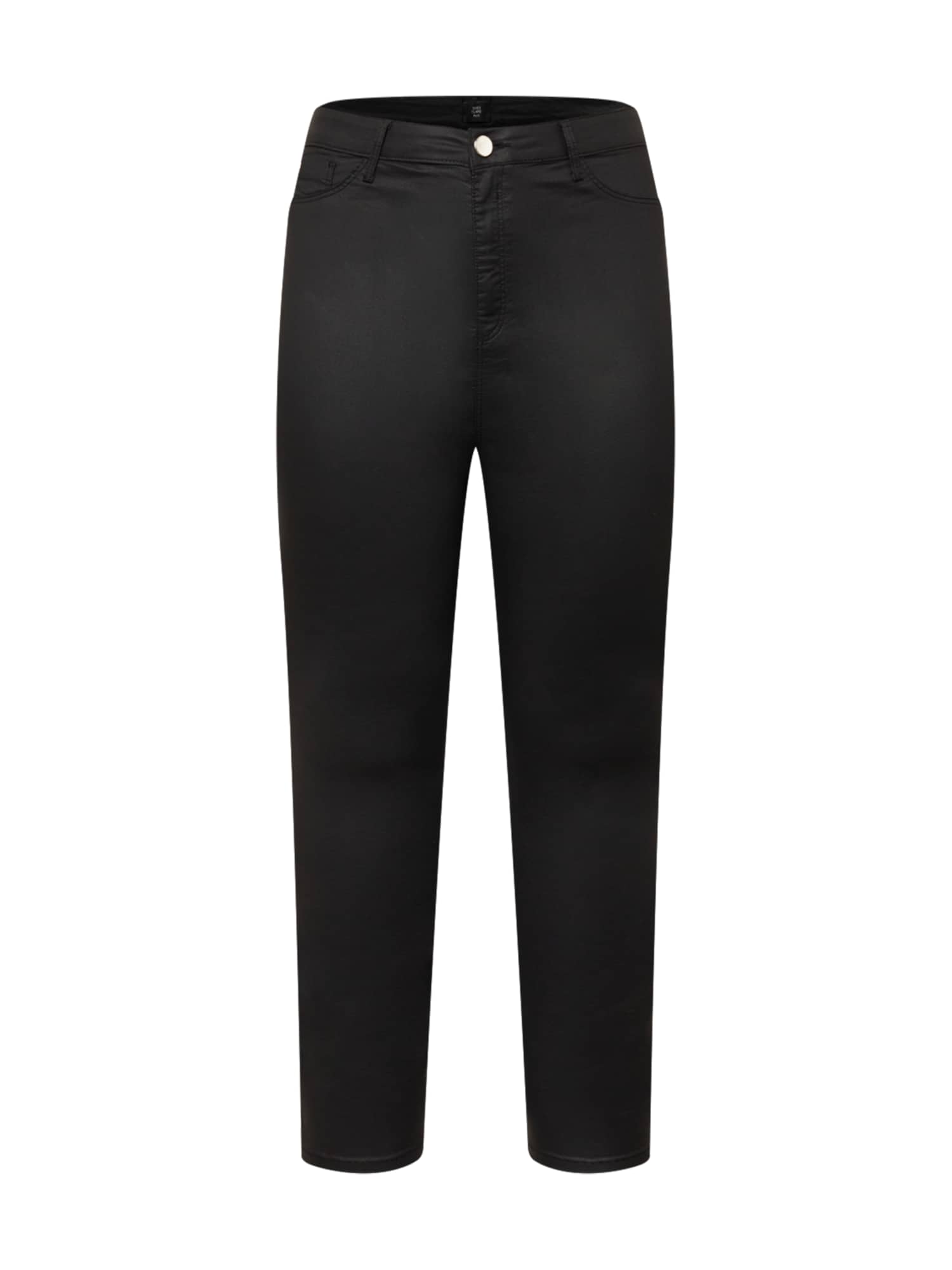 River Island Plus Kavbojke  črn denim