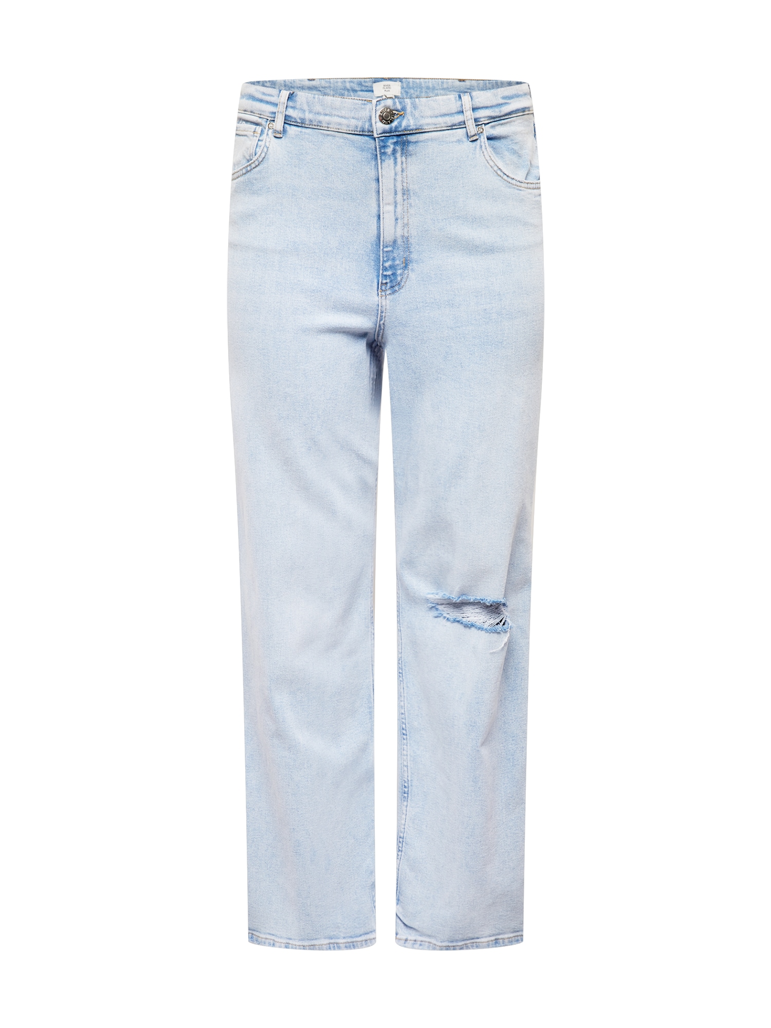 River Island Plus Kavbojke  svetlo modra