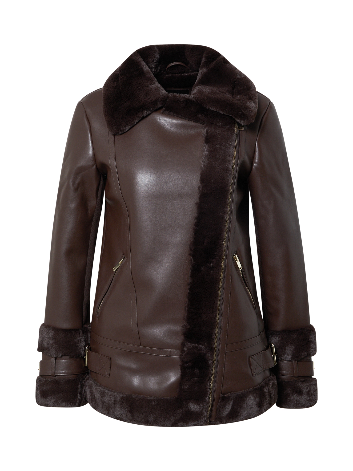 River Island Prehodna jakna 'RYDER'  temno rjava
