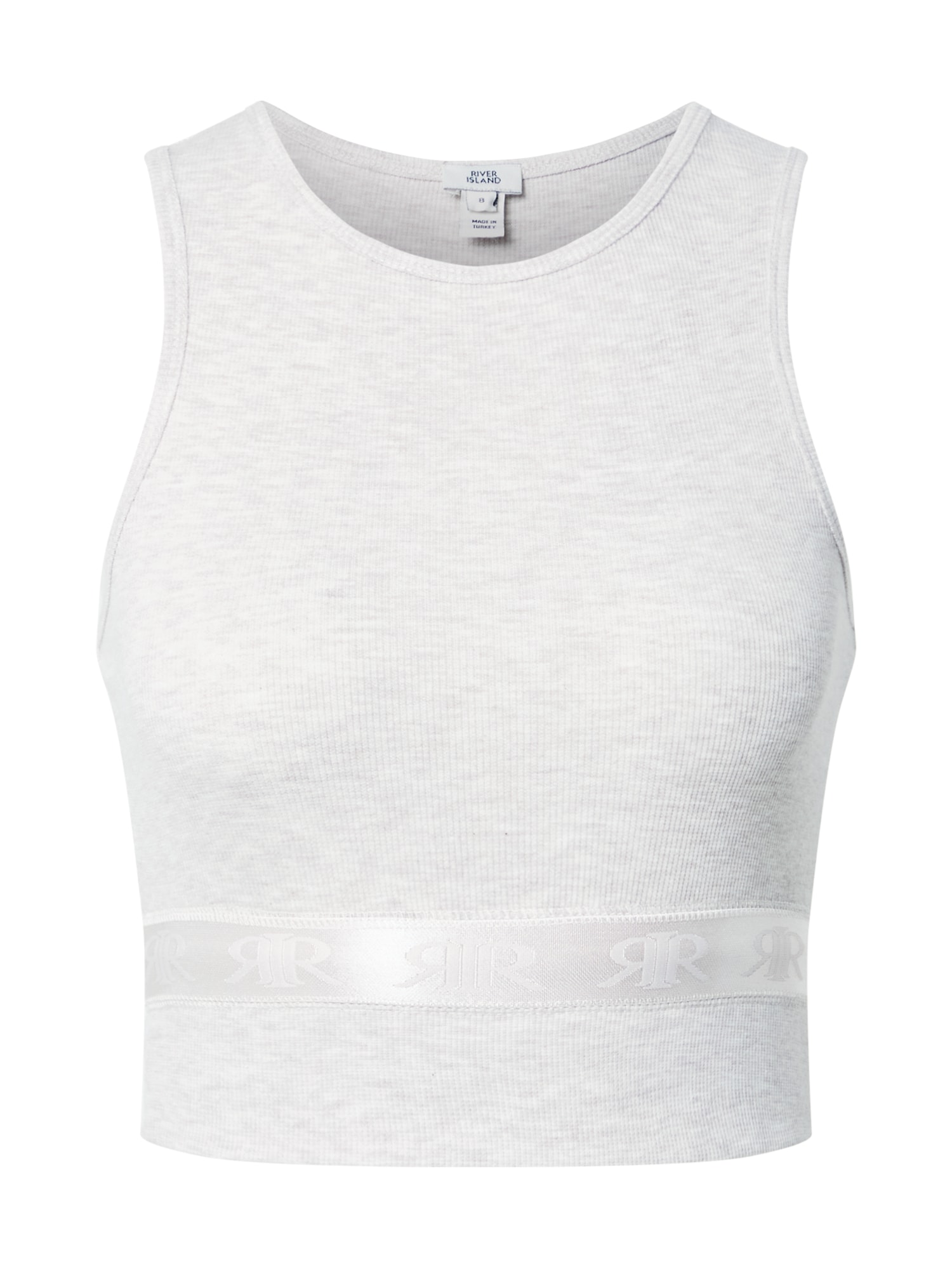 River Island Top  svetlo siva