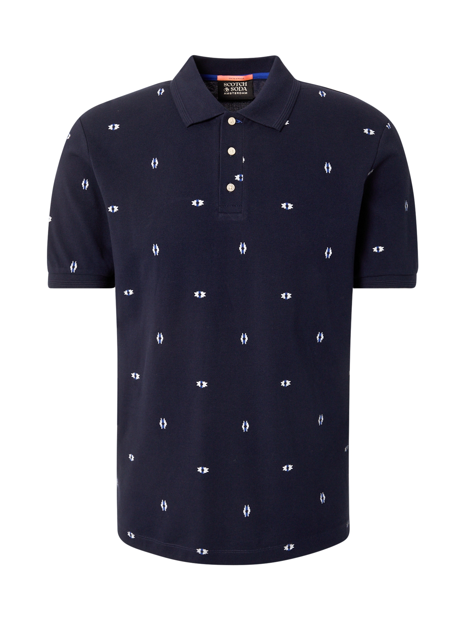 SCOTCH & SODA Majica  modra / mornarska / bela