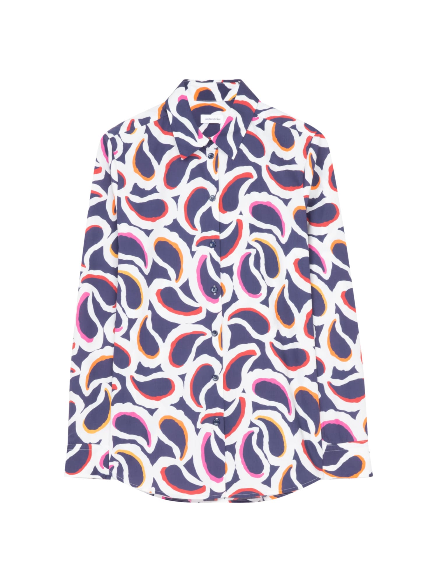 SEIDENSTICKER Bluza  indigo / oranžna / roza / rdeča