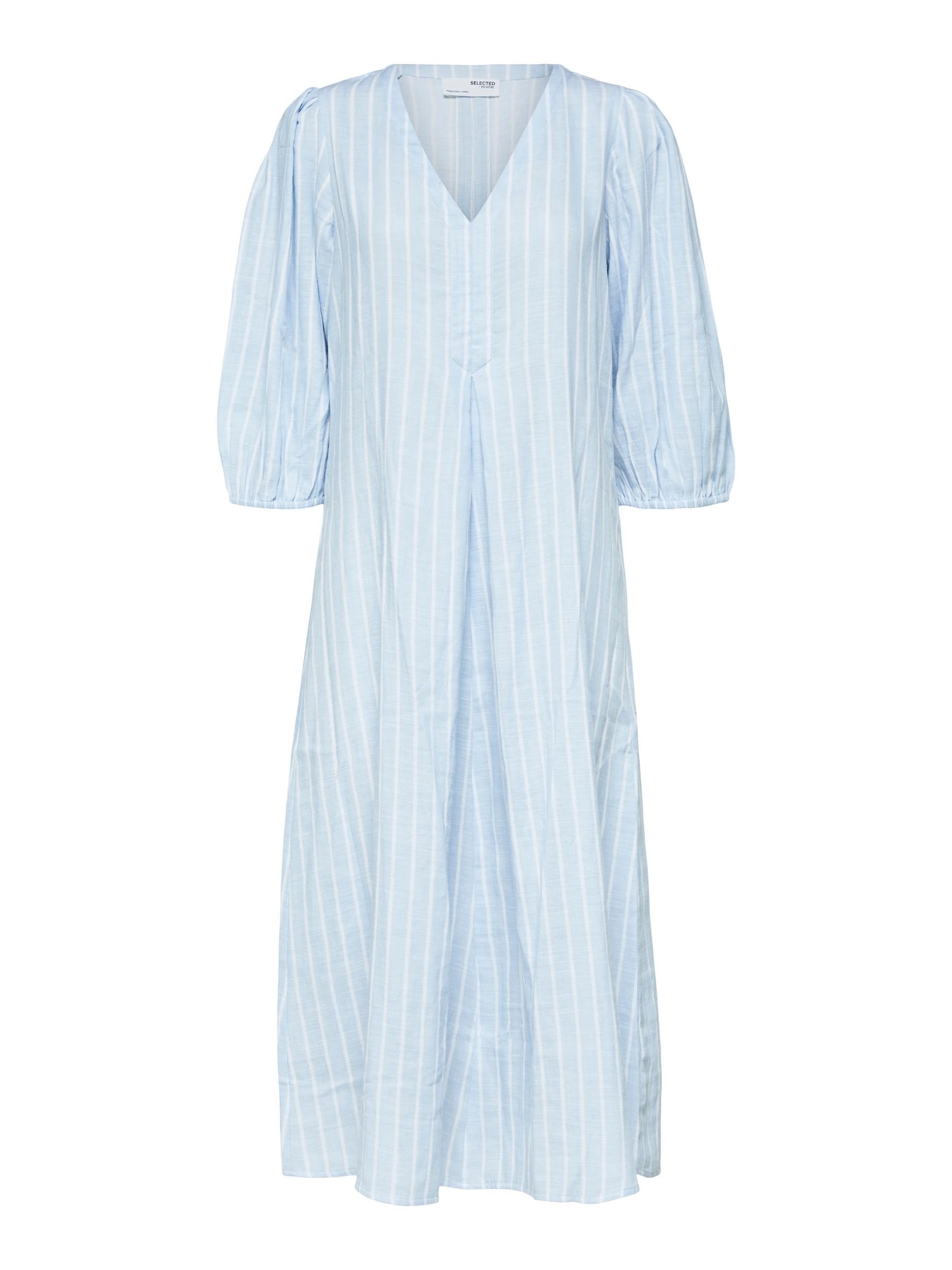SELECTED FEMME Dolga srajca 'Helina'  dimno modra / bela