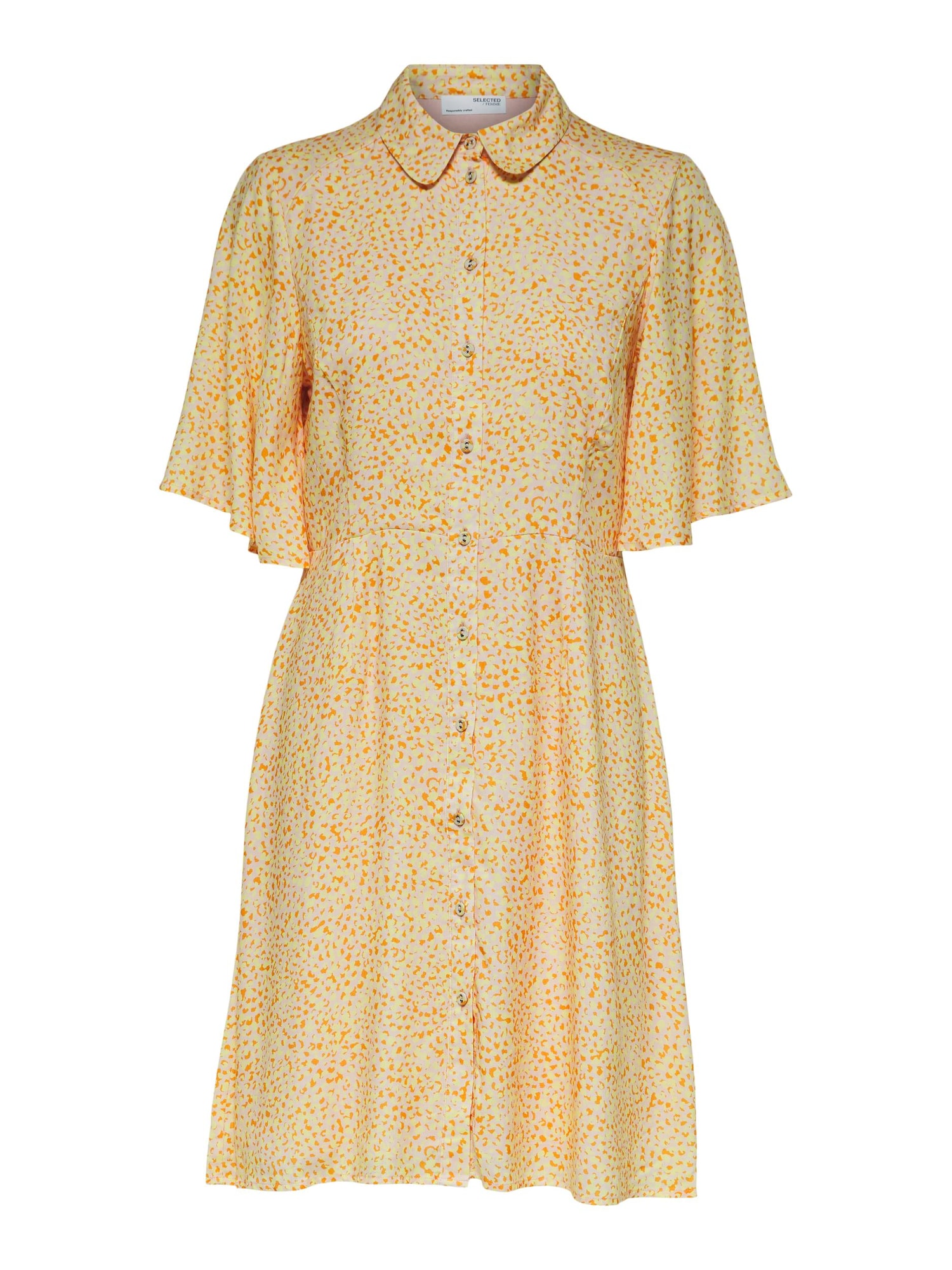 SELECTED FEMME Dolga srajca 'Jalina'  apno / pastelno lila / oranžna