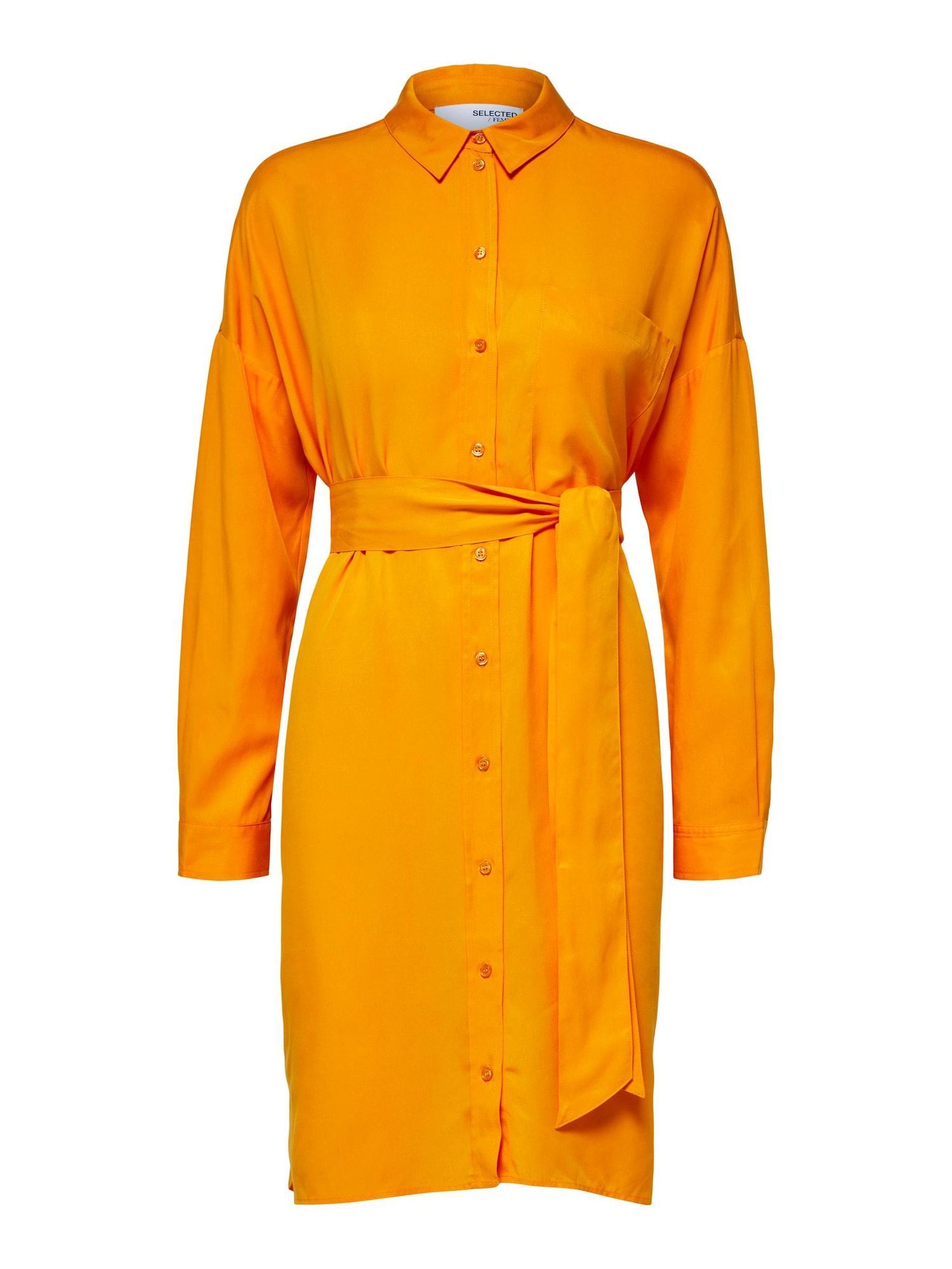 SELECTED FEMME Dolga srajca 'KIKKI TONIA'  oranžna