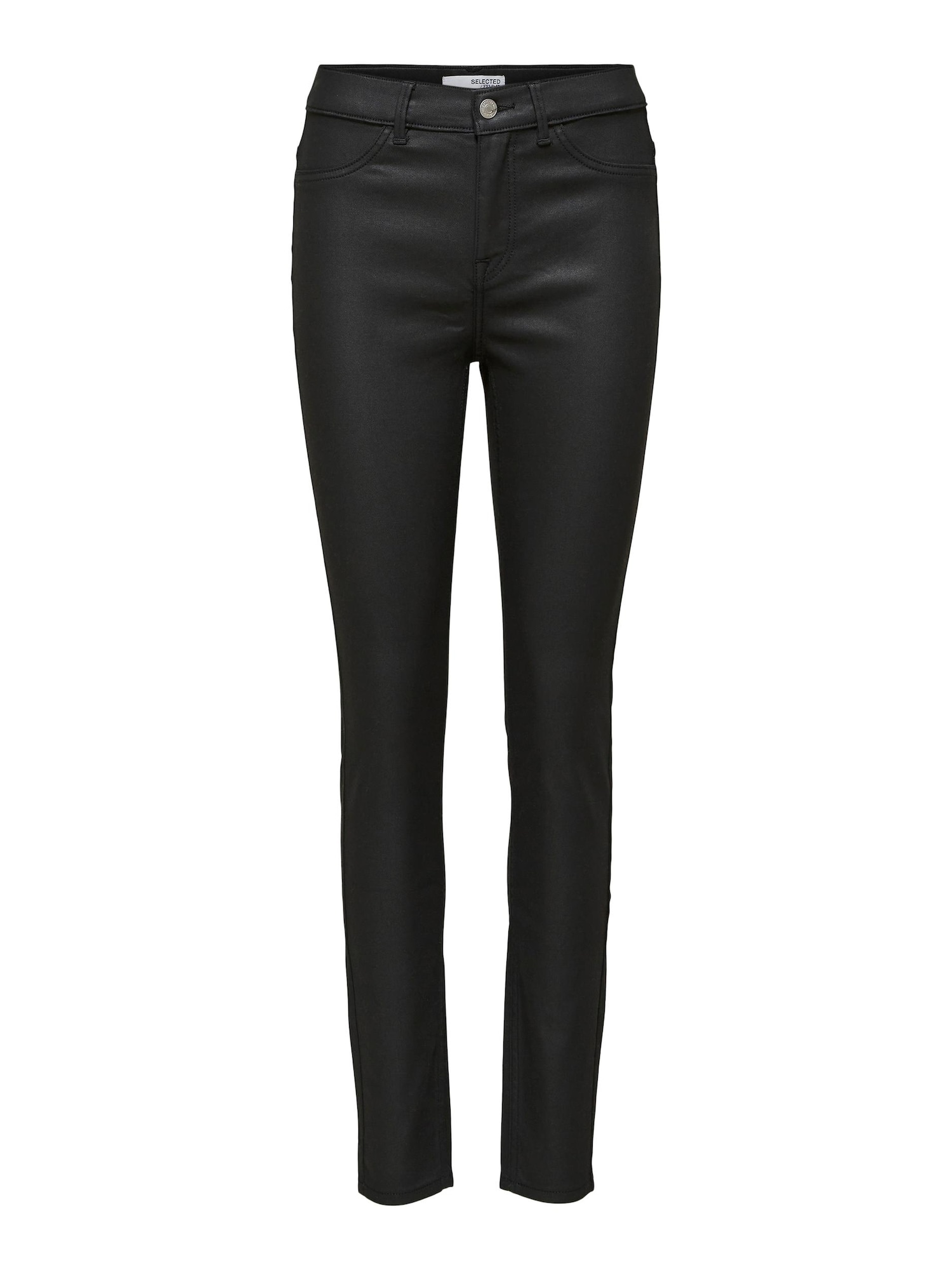 SELECTED FEMME Jeans pajkice 'Gaiamaya'  črna