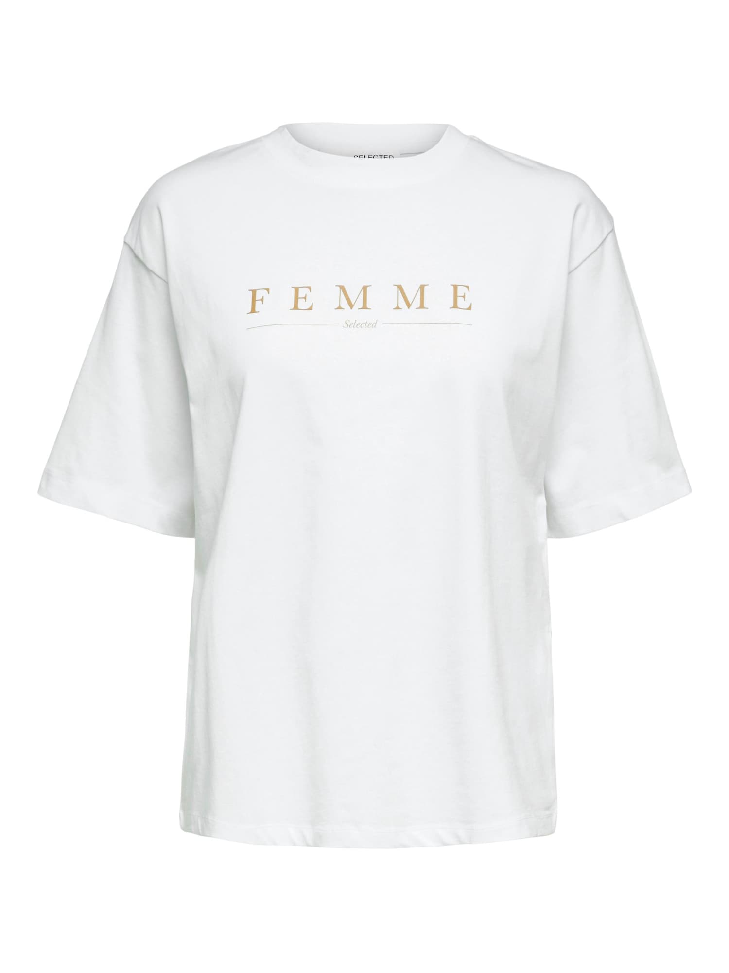 SELECTED FEMME Majica 'Myla'  brokat / bela