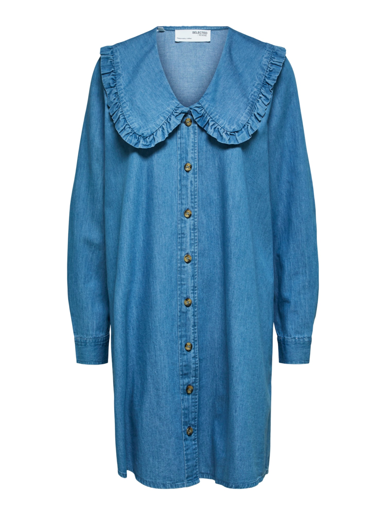 SELECTED FEMME Obleka 'Ally'  moder denim