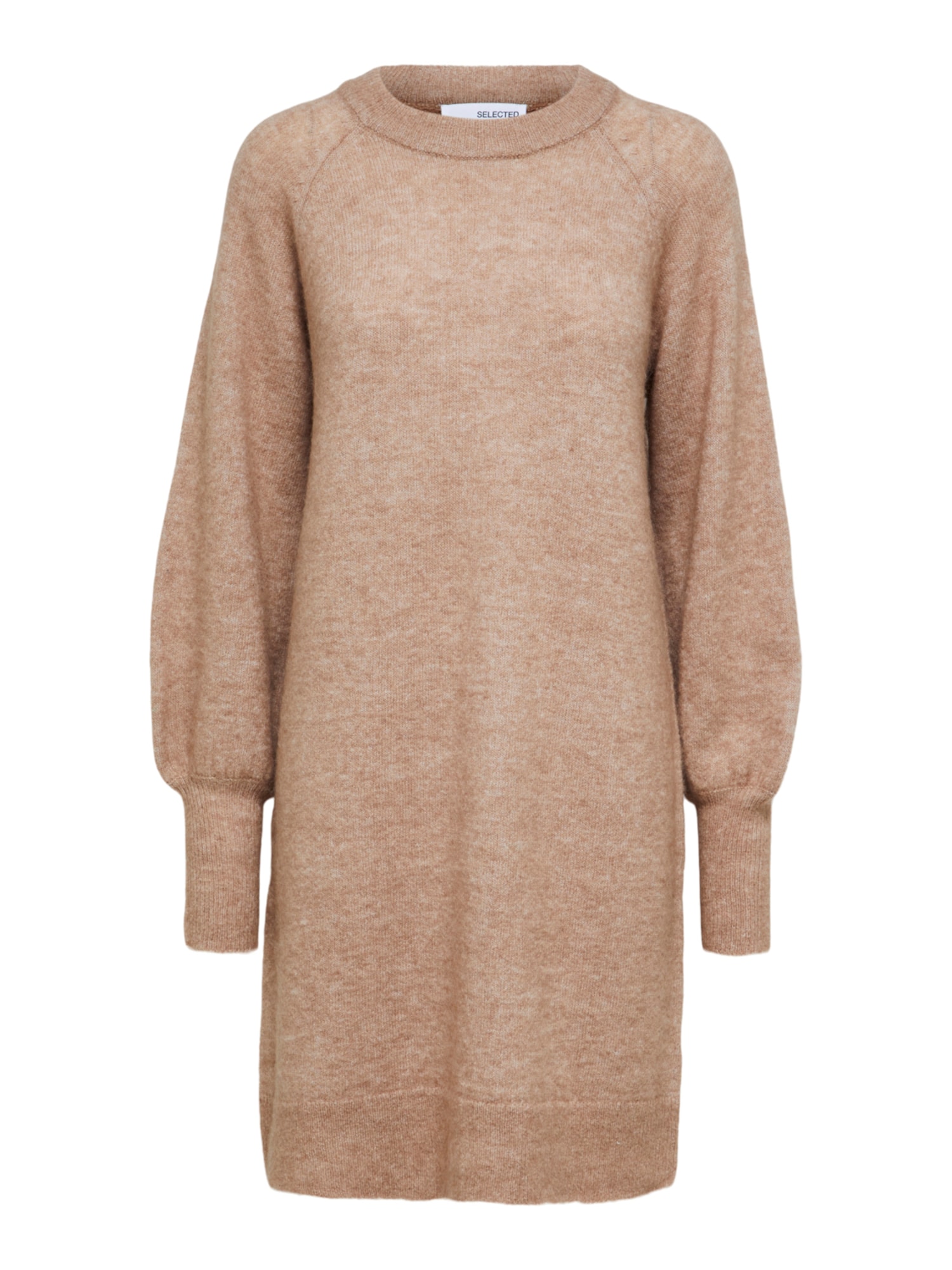 SELECTED FEMME Pletena obleka 'Lulu'  kapučino