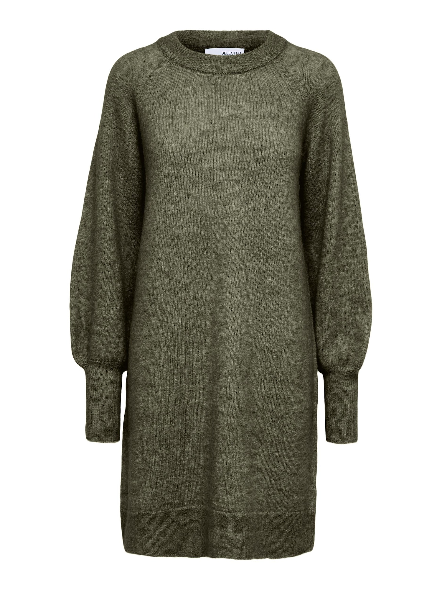 SELECTED FEMME Pletena obleka 'Lulu'  temno zelena